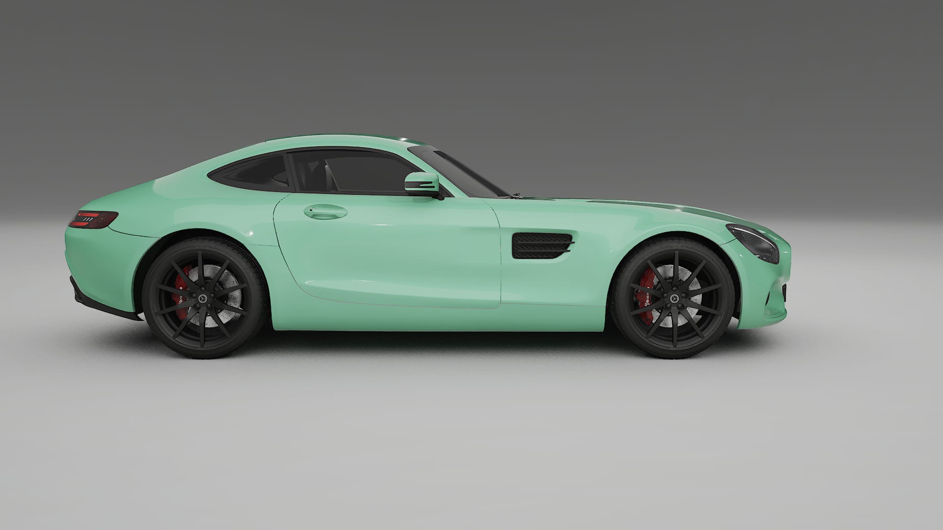 Mercedes AMG GT C190 Coupe TPU Lackschutzfolie | DUSTY Farbwechsel PPF – Komplett-Vorgeschnittener Kit