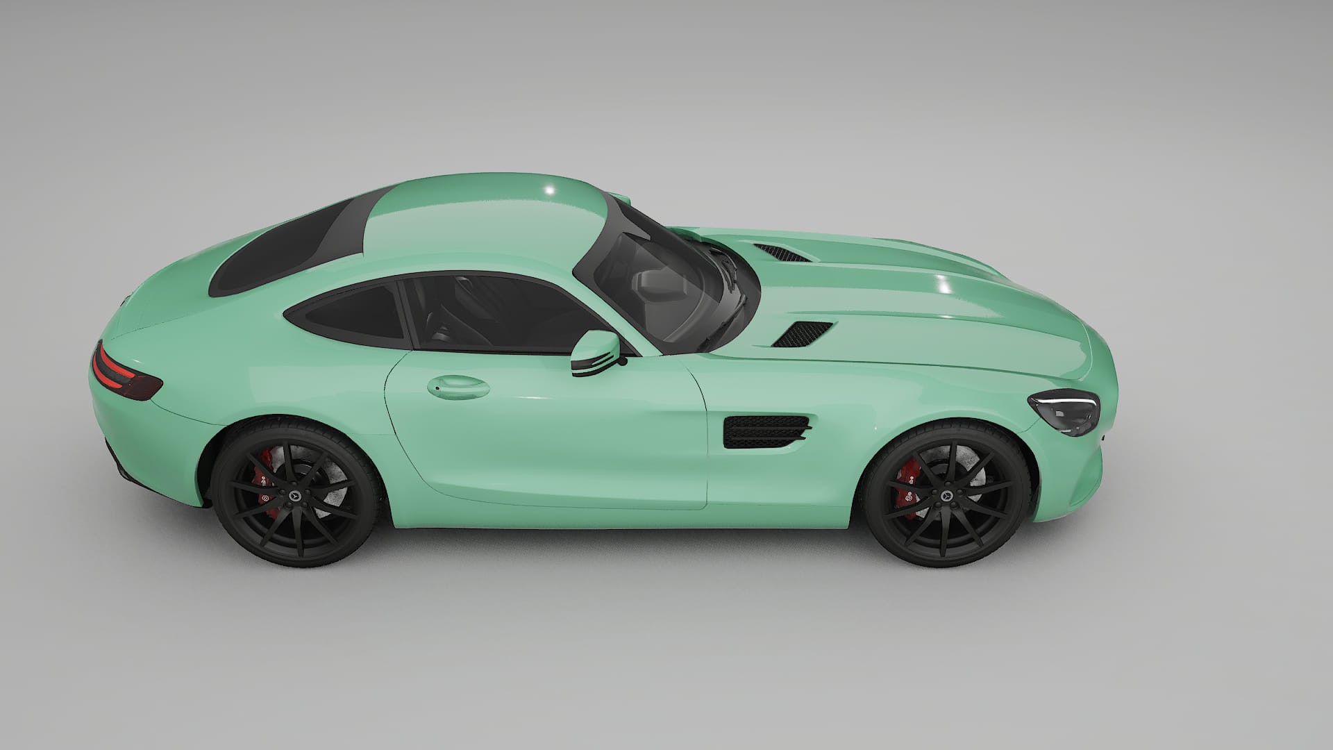 Mercedes AMG GT C190 Coupe TPU Lackschutzfolie | DUSTY Farbwechsel PPF – Komplett-Vorgeschnittener Kit