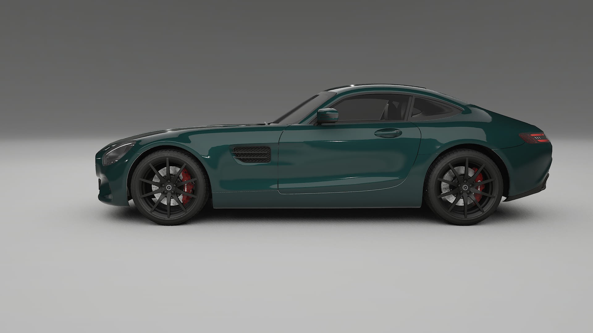 Mercedes AMG GT C190 Coupe TPU Lackschutzfolie | INFERNO Farbwechsel PPF – Komplett-Vorgeschnittener Kit