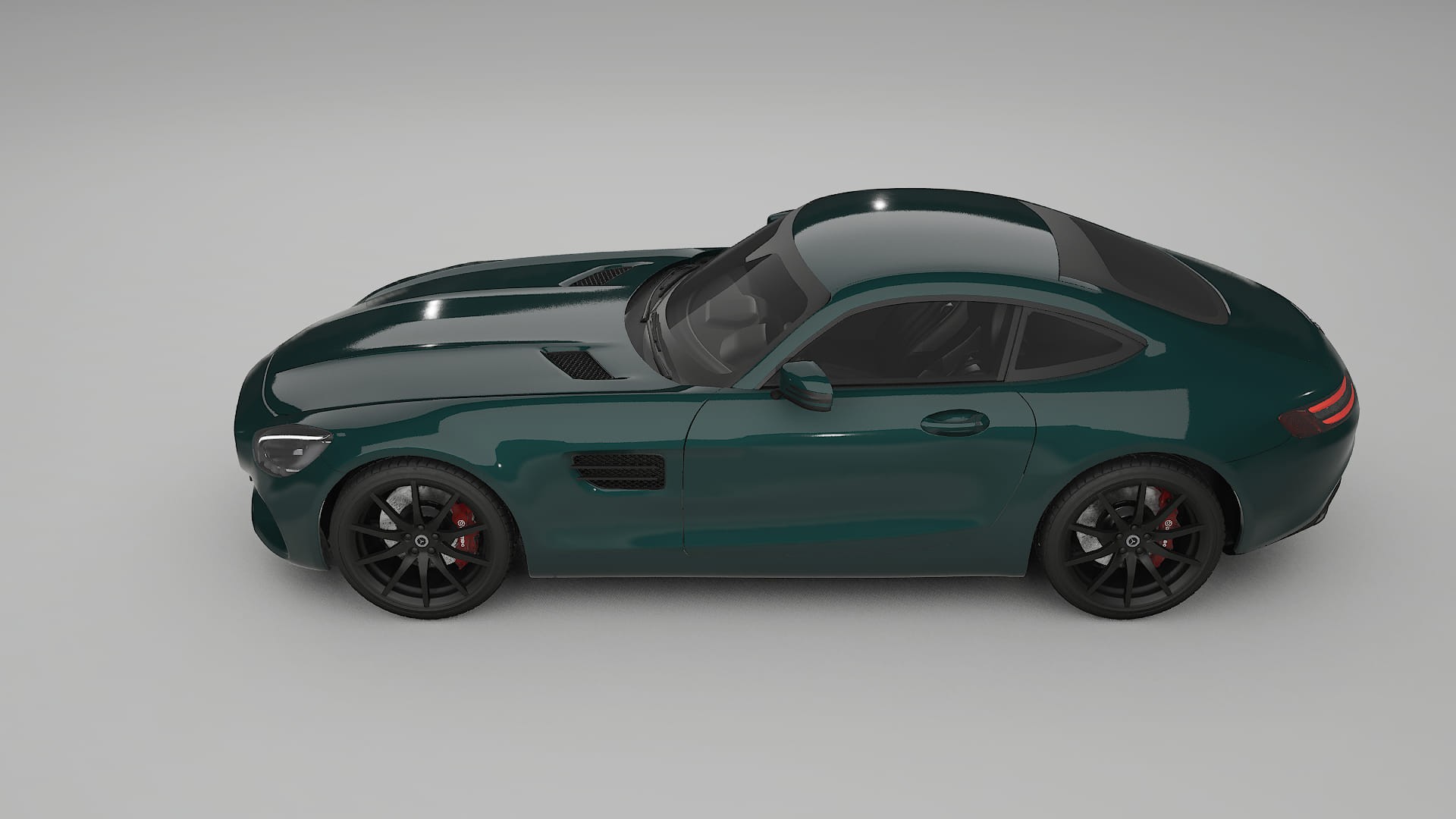 Mercedes AMG GT C190 Coupe TPU Lackschutzfolie | INFERNO Farbwechsel PPF – Komplett-Vorgeschnittener Kit