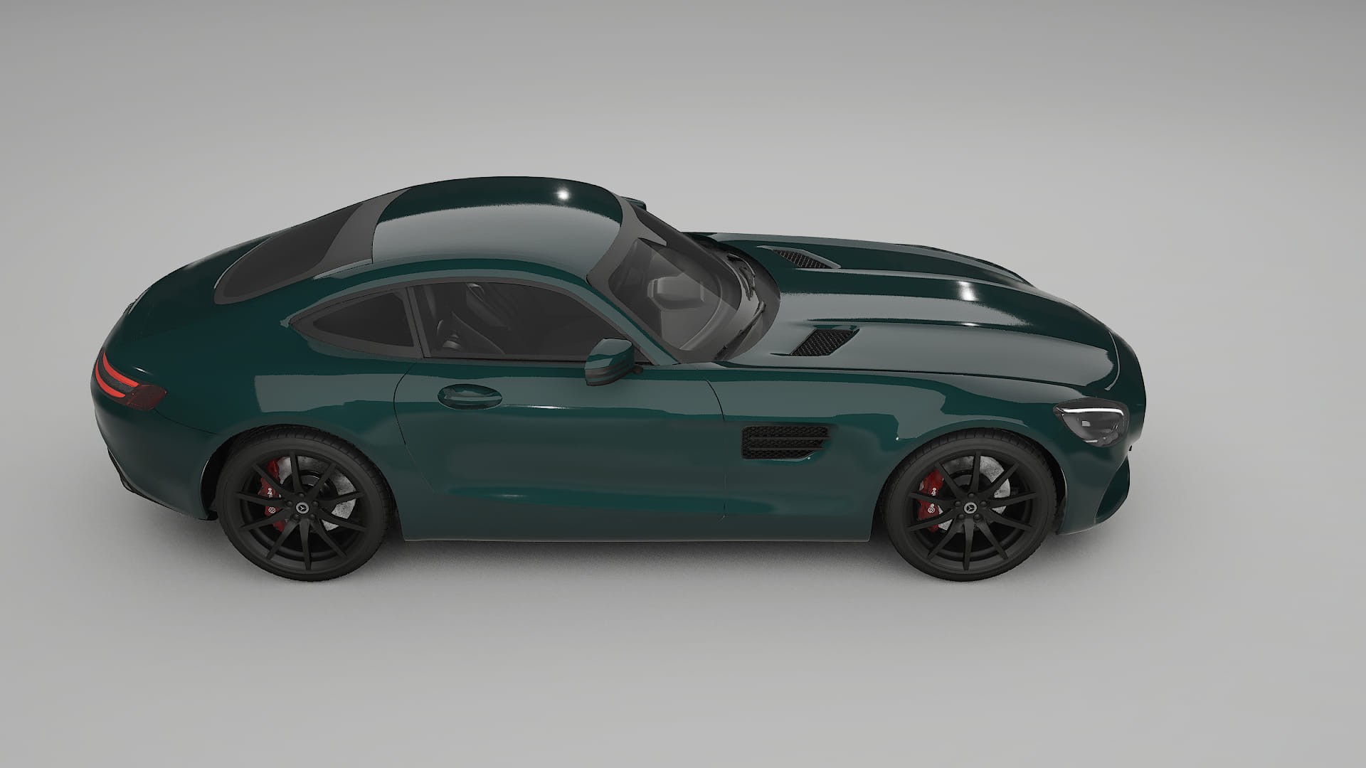 Mercedes AMG GT C190 Coupe TPU Lackschutzfolie | INFERNO Farbwechsel PPF – Komplett-Vorgeschnittener Kit