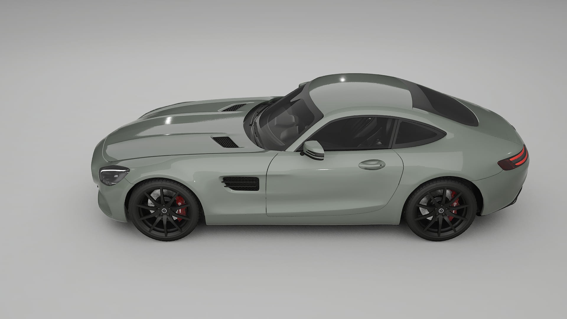 Mercedes AMG GT C190 Coupe TPU Lackschutzfolie | SLATE Farbwechsel PPF – Komplett-Vorgeschnittener Kit