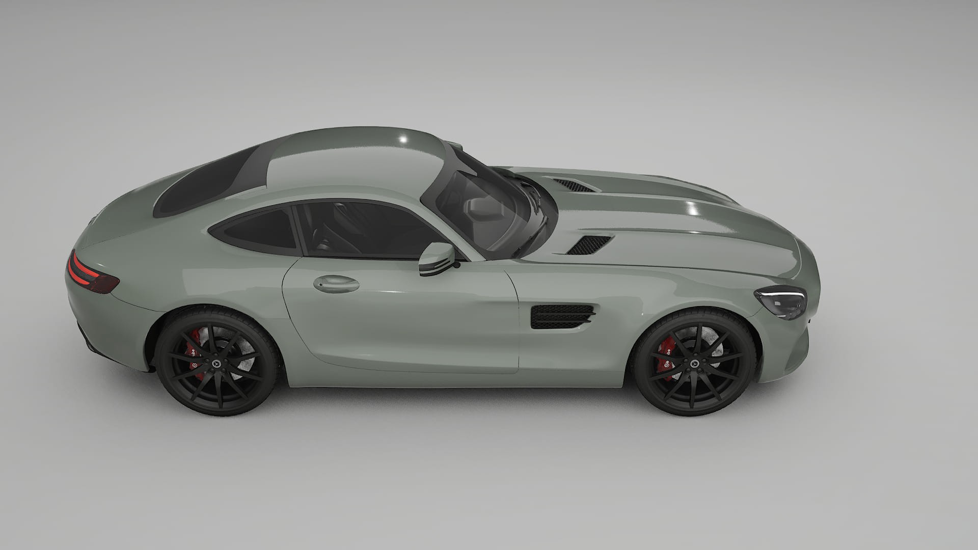 Mercedes AMG GT C190 Coupe TPU Lackschutzfolie | SLATE Farbwechsel PPF – Komplett-Vorgeschnittener Kit