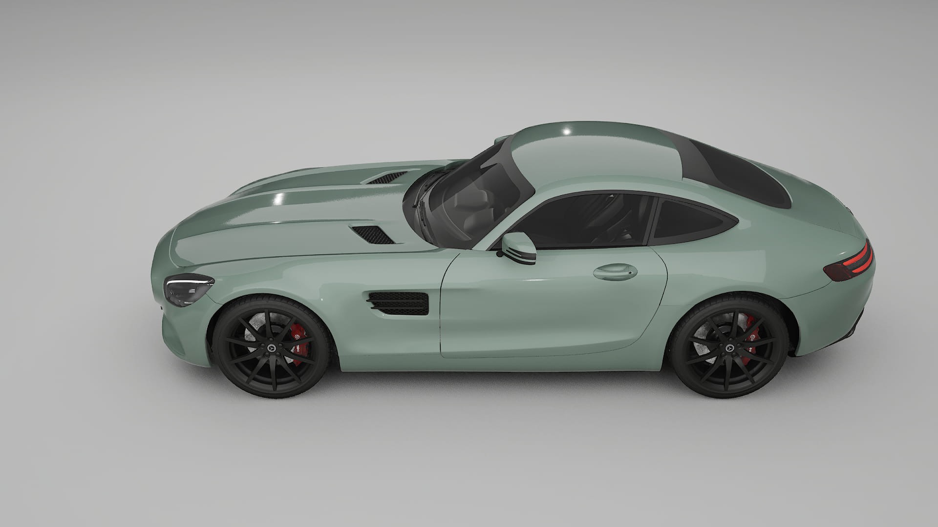 Mercedes AMG GT C190 Coupe TPU Lackschutzfolie | CINDER Farbwechsel PPF – Komplett-Vorgeschnittener Kit