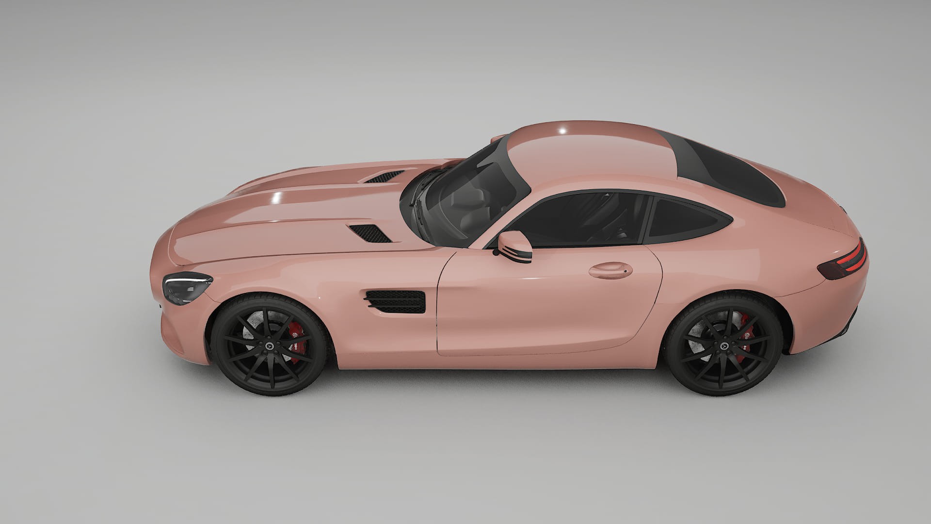Mercedes AMG GT C190 Coupe TPU Lackschutzfolie | BLUSH Farbwechsel PPF – Komplett-Vorgeschnittener Kit