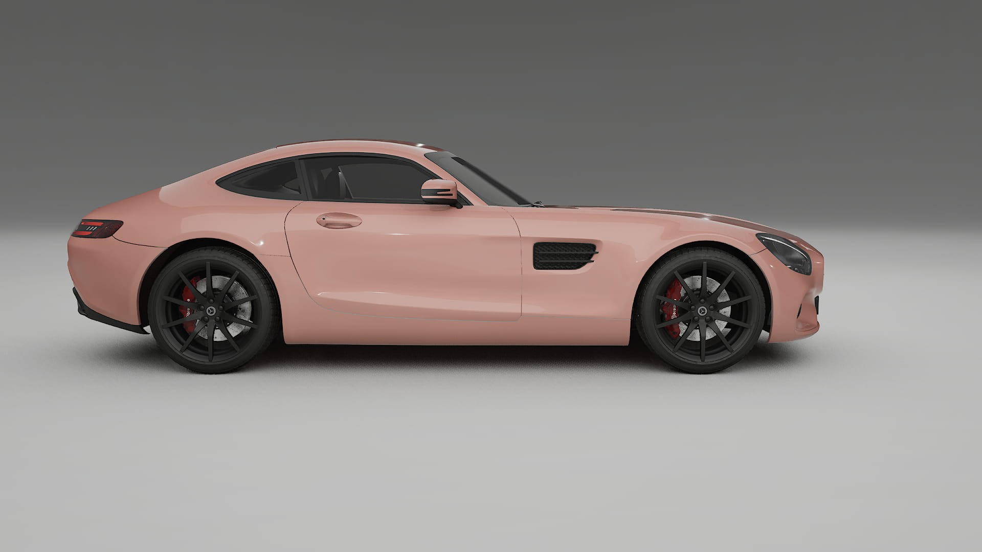 Mercedes AMG GT C190 Coupe TPU Lackschutzfolie | BLUSH Farbwechsel PPF – Komplett-Vorgeschnittener Kit