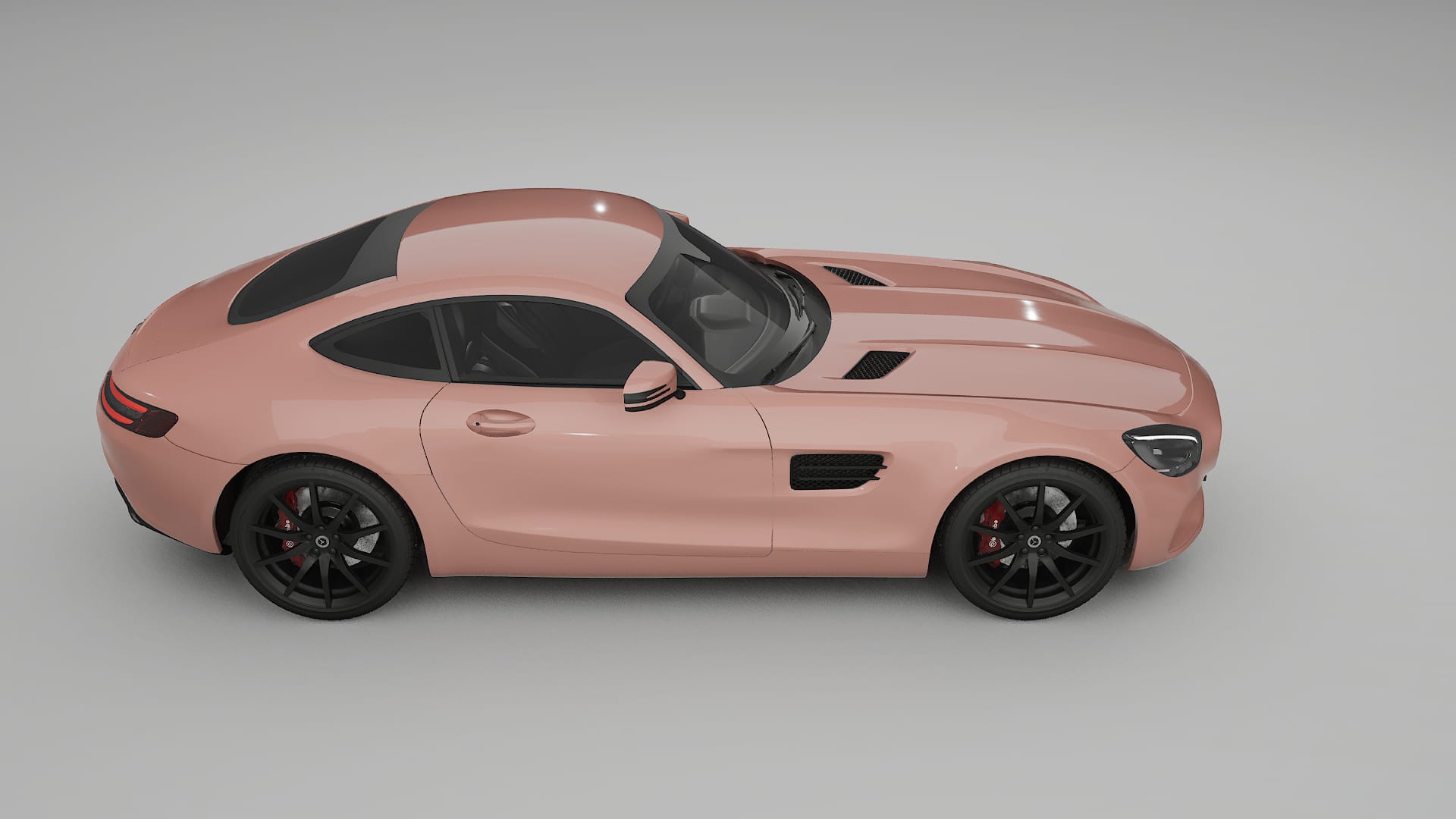 Mercedes AMG GT C190 Coupe TPU Lackschutzfolie | BLUSH Farbwechsel PPF – Komplett-Vorgeschnittener Kit