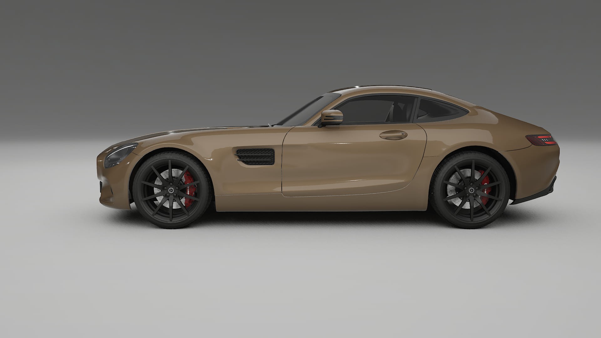 Mercedes AMG GT C190 Coupe TPU Lackschutzfolie | SAHARA Farbwechsel PPF – Komplett-Vorgeschnittener Kit