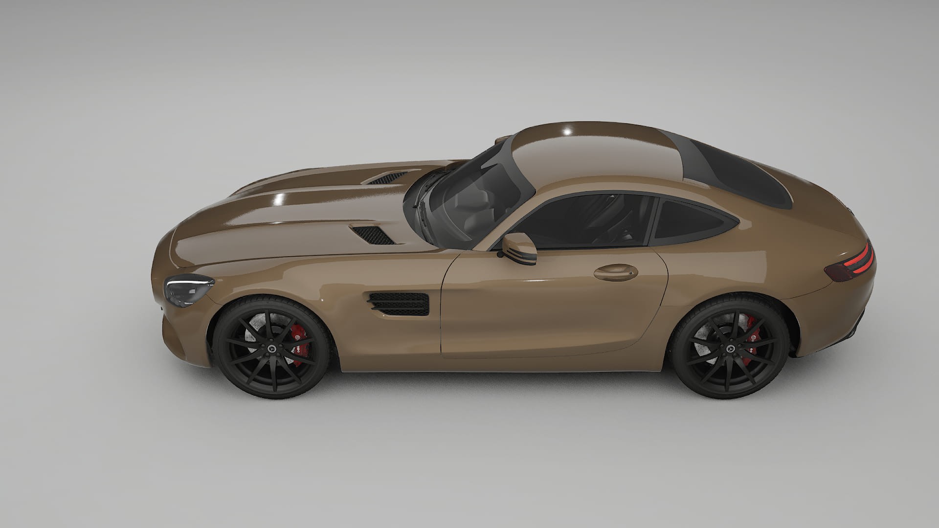 Mercedes AMG GT C190 Coupe TPU Lackschutzfolie | SAHARA Farbwechsel PPF – Komplett-Vorgeschnittener Kit