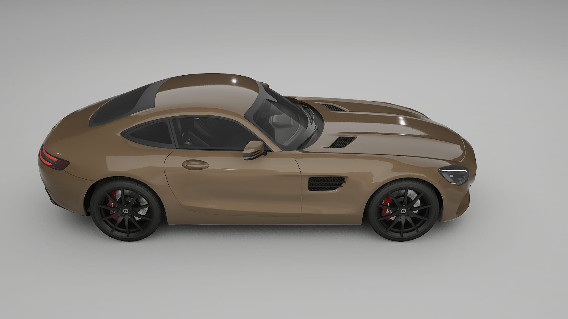 Mercedes AMG GT C190 Coupe TPU Lackschutzfolie | SAHARA Farbwechsel PPF – Komplett-Vorgeschnittener Kit