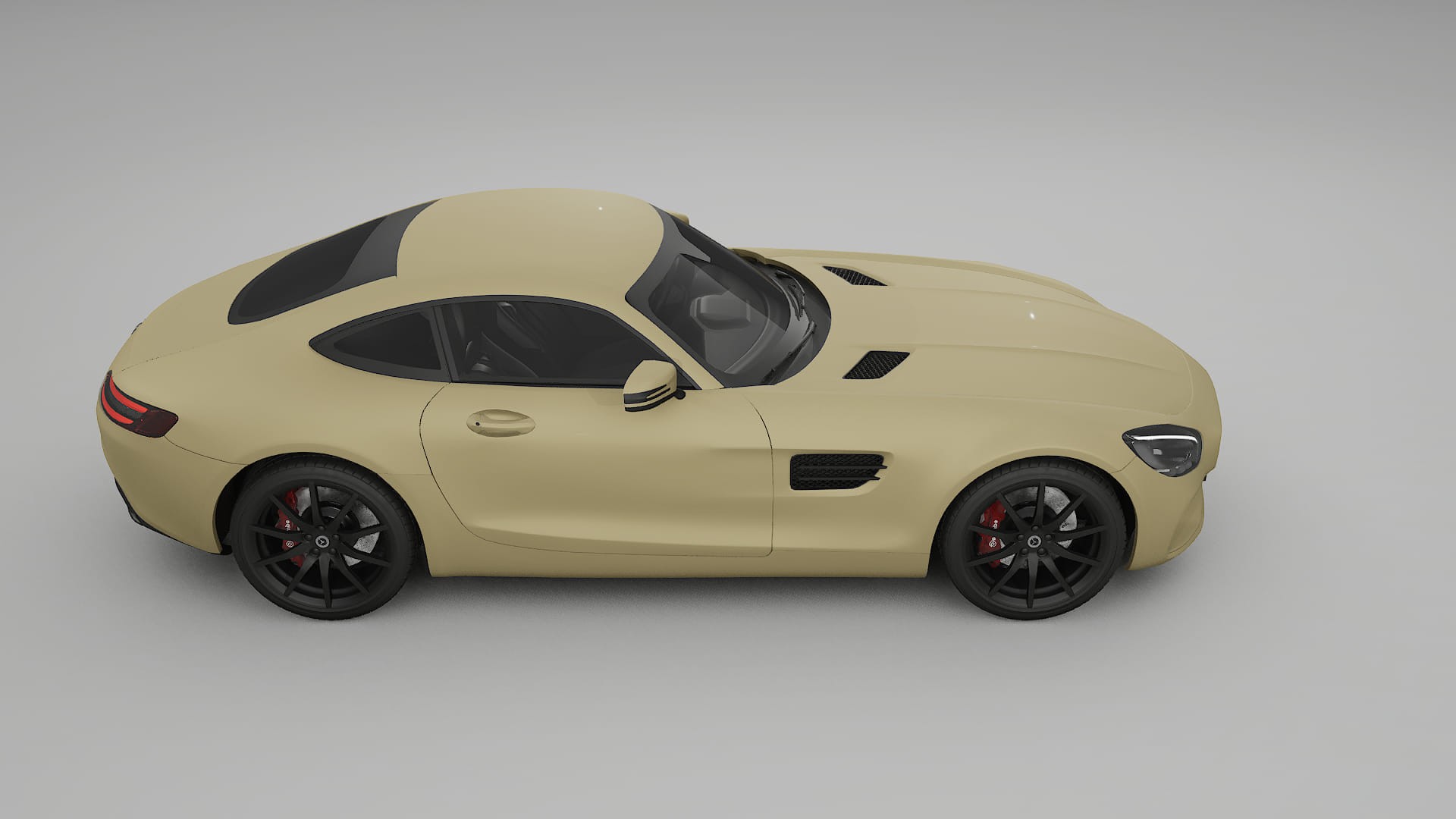 Mercedes AMG GT C190 Coupe TPU Lackschutzfolie | SAND Farbwechsel PPF – Komplett-Vorgeschnittener Kit
