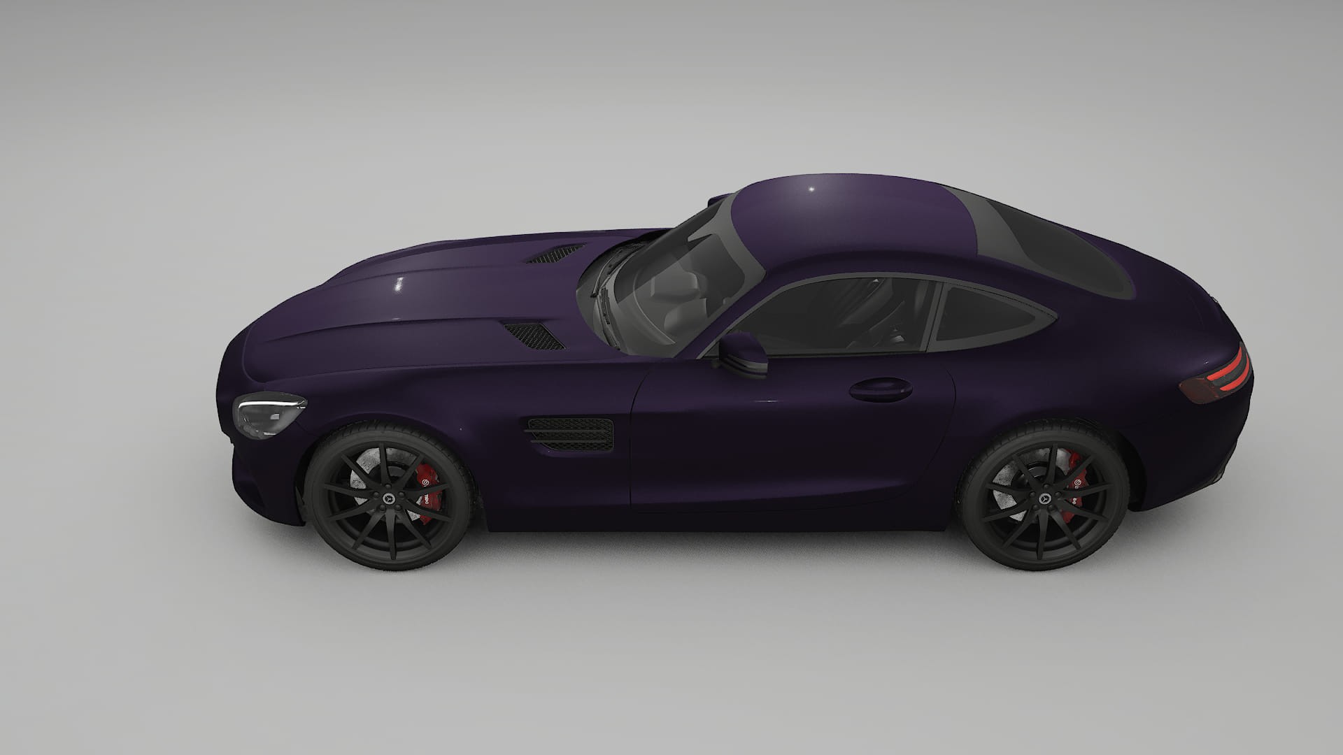 Mercedes AMG GT C190 Coupe TPU Lackschutzfolie | VIOLET Farbwechsel PPF – Komplett-Vorgeschnittener Kit