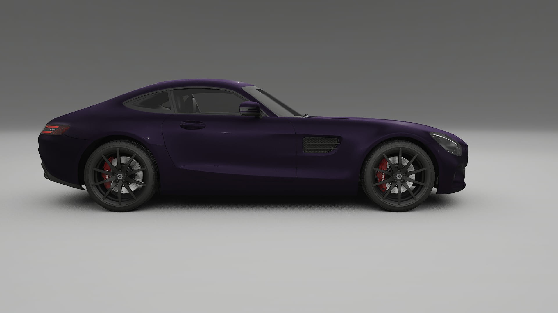 Mercedes AMG GT C190 Coupe TPU Lackschutzfolie | VIOLET Farbwechsel PPF – Komplett-Vorgeschnittener Kit