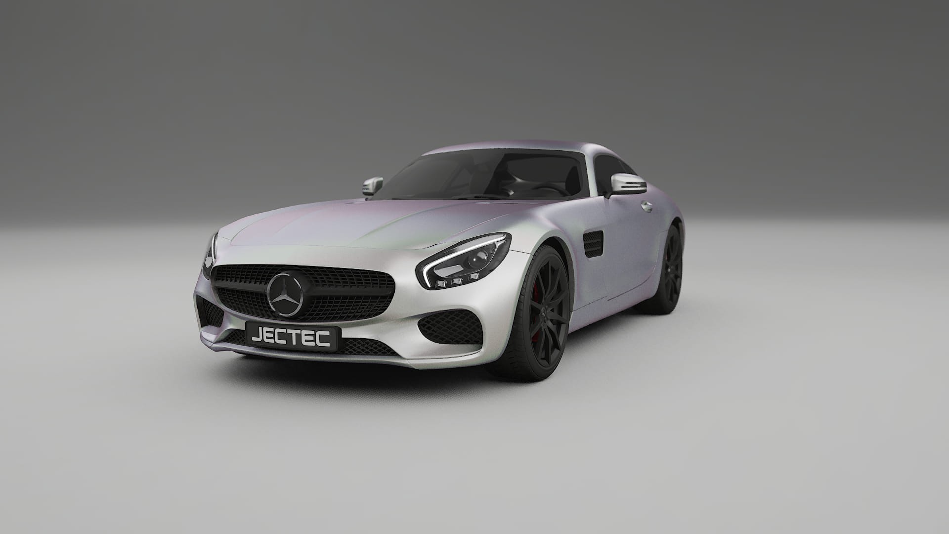 Mercedes AMG GT C190 Coupe TPU Lackschutzfolie | NEBULA Farbwechsel PPF – Komplett-Vorgeschnittener Kit