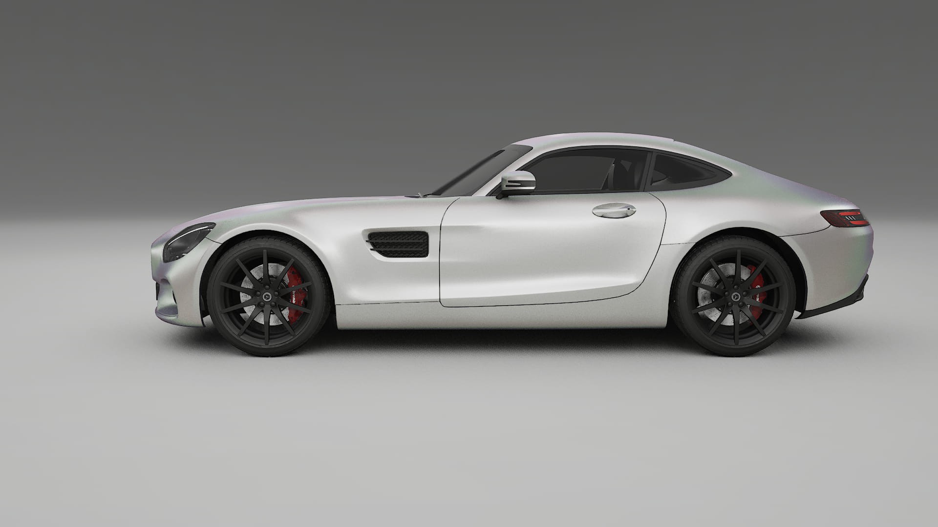Mercedes AMG GT C190 Coupe TPU Lackschutzfolie | NEBULA Farbwechsel PPF – Komplett-Vorgeschnittener Kit
