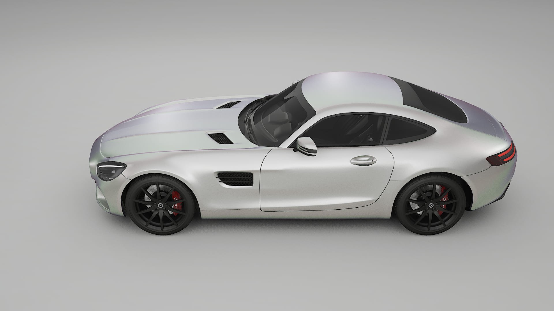 Mercedes AMG GT C190 Coupe TPU Lackschutzfolie | NEBULA Farbwechsel PPF – Komplett-Vorgeschnittener Kit