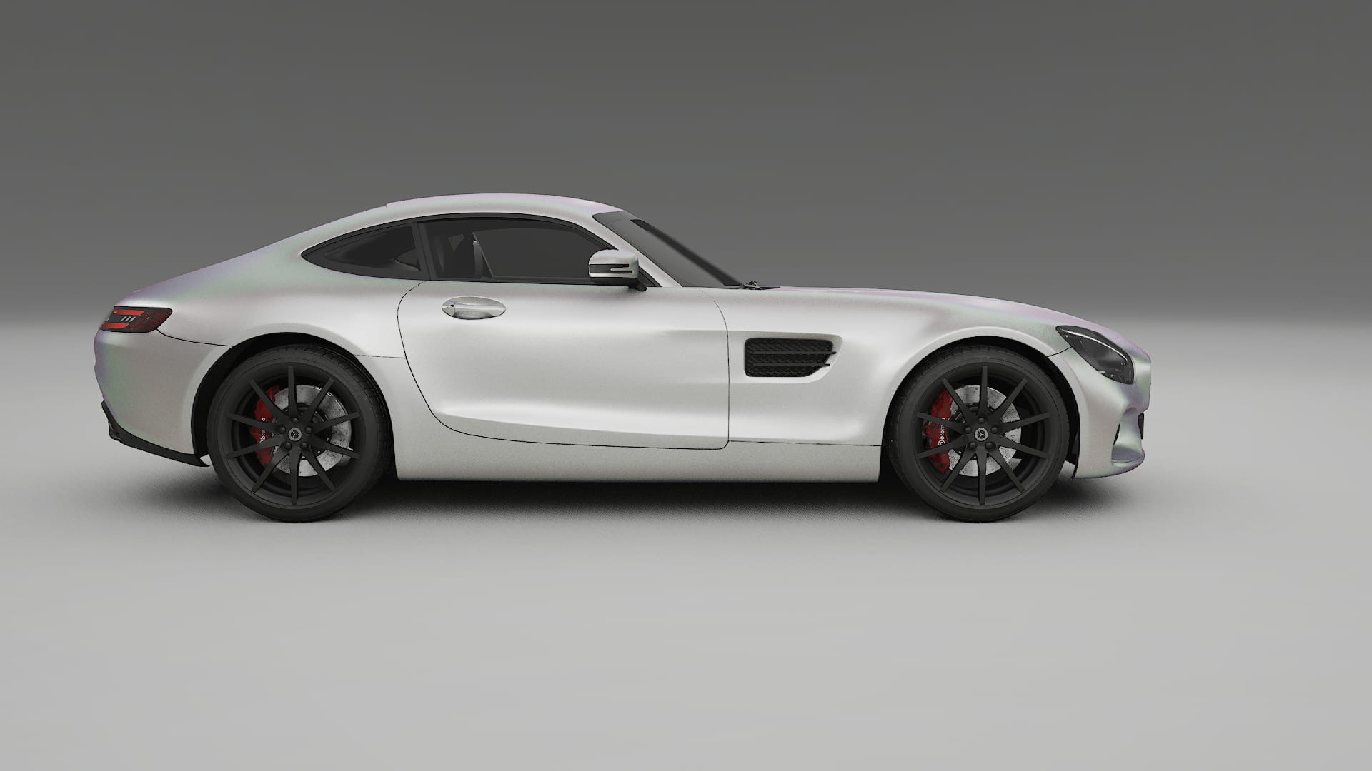 Mercedes AMG GT C190 Coupe TPU Lackschutzfolie | NEBULA Farbwechsel PPF – Komplett-Vorgeschnittener Kit