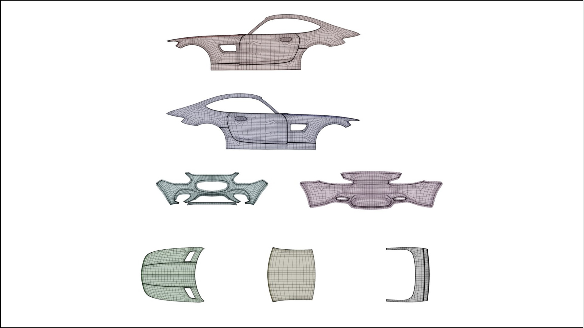 Mercedes AMG GT C190 Coupe TPU Lackschutzfolie | OPAL Farbwechsel PPF – Komplett-Vorgeschnittener Kit