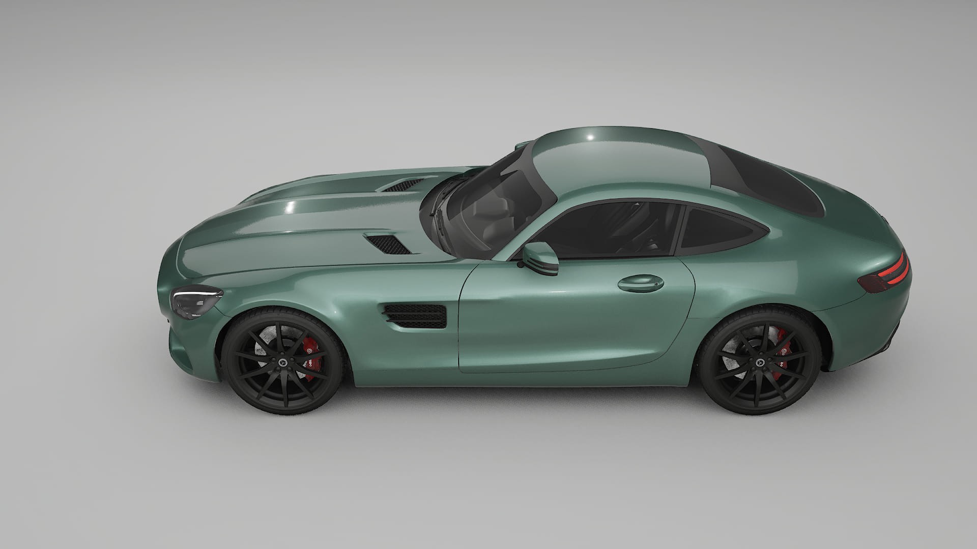 Mercedes AMG GT C190 Coupe TPU Lackschutzfolie | EVERGREEN Farbwechsel PPF – Komplett-Vorgeschnittener Kit