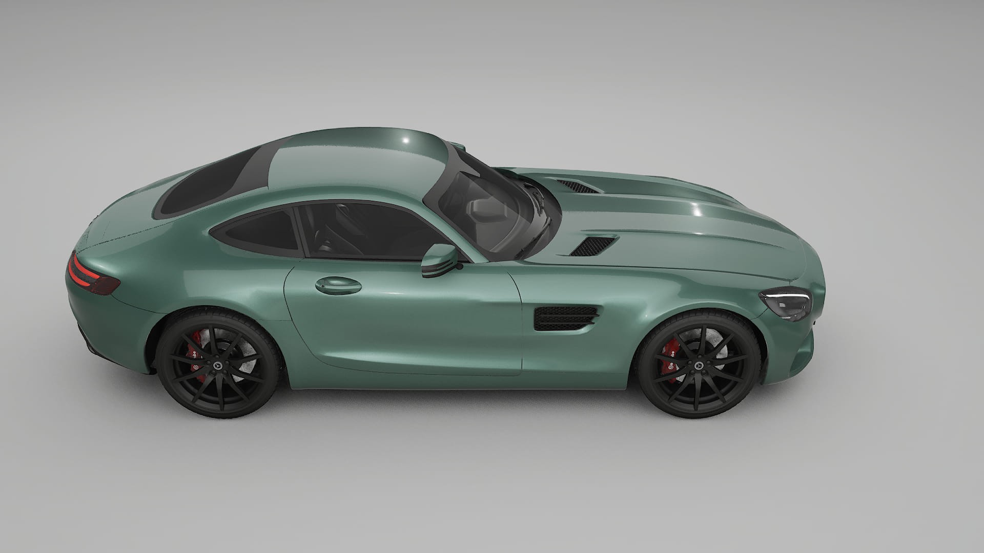 Mercedes AMG GT C190 Coupe TPU Lackschutzfolie | EVERGREEN Farbwechsel PPF – Komplett-Vorgeschnittener Kit