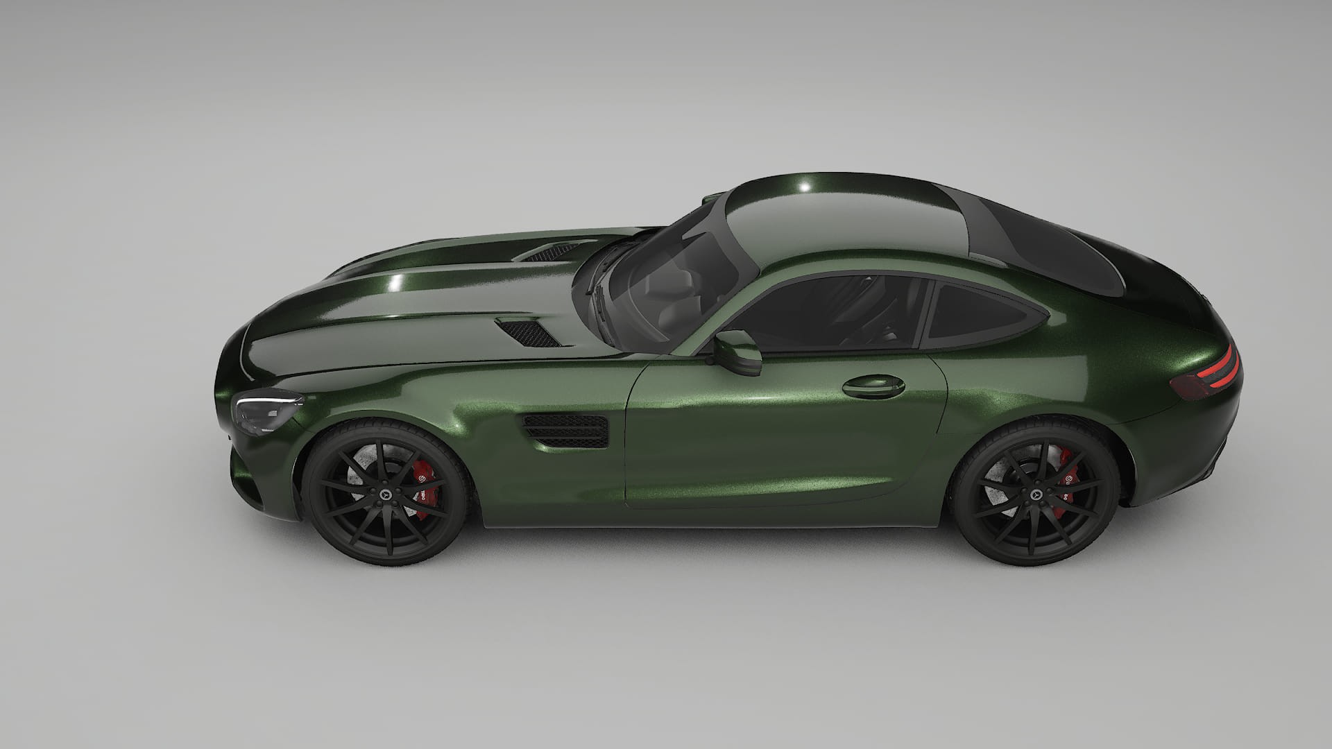 Mercedes AMG GT C190 Coupe TPU Lackschutzfolie | LAGOON Farbwechsel PPF – Komplett-Vorgeschnittener Kit