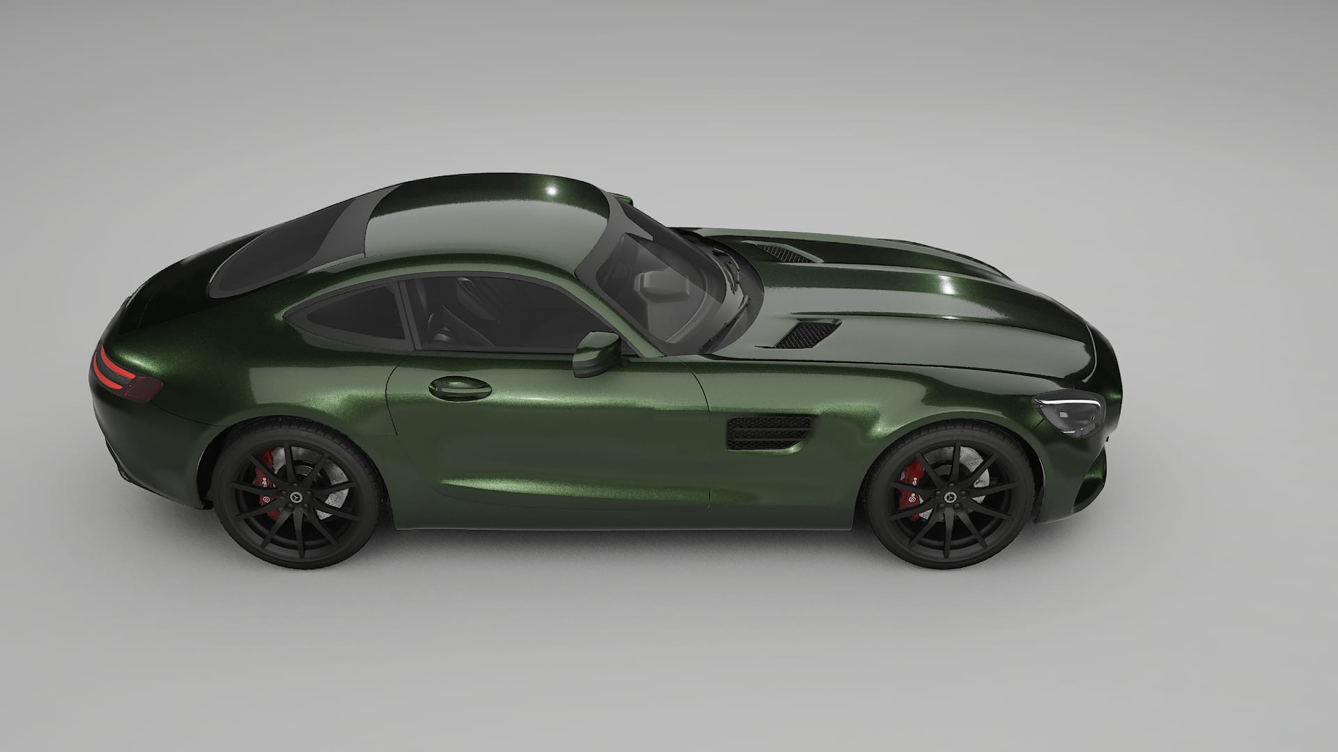 Mercedes AMG GT C190 Coupe TPU Lackschutzfolie | LAGOON Farbwechsel PPF – Komplett-Vorgeschnittener Kit