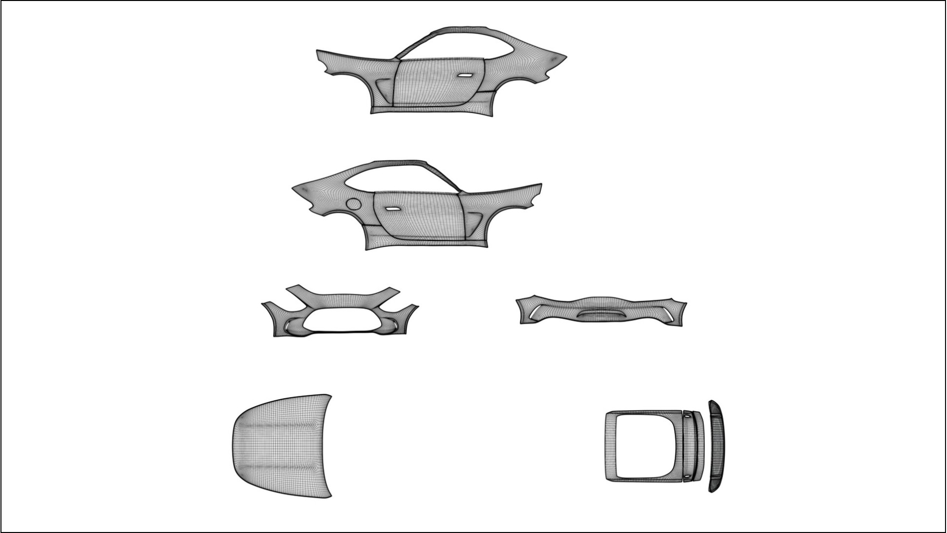 Mercedes AMG GT Coupe C192 TPU Lackschutzfolie | OPAL Farbwechsel PPF – Komplett-Vorgeschnittener Kit