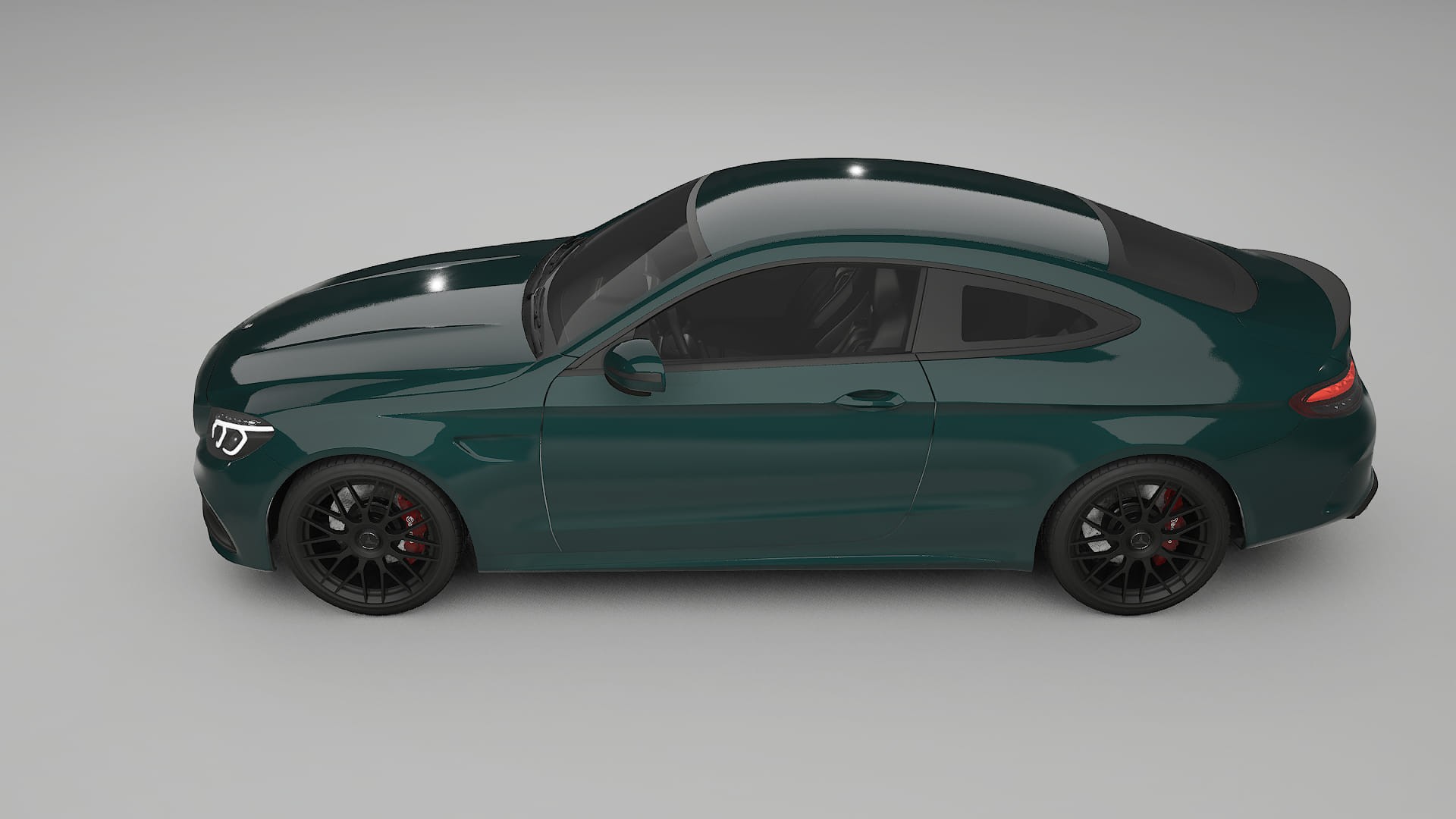 Mercedes C63 AMG W205 Coupe TPU Lackschutzfolie | INFERNO Farbwechsel PPF – Komplett-Vorgeschnittener Kit