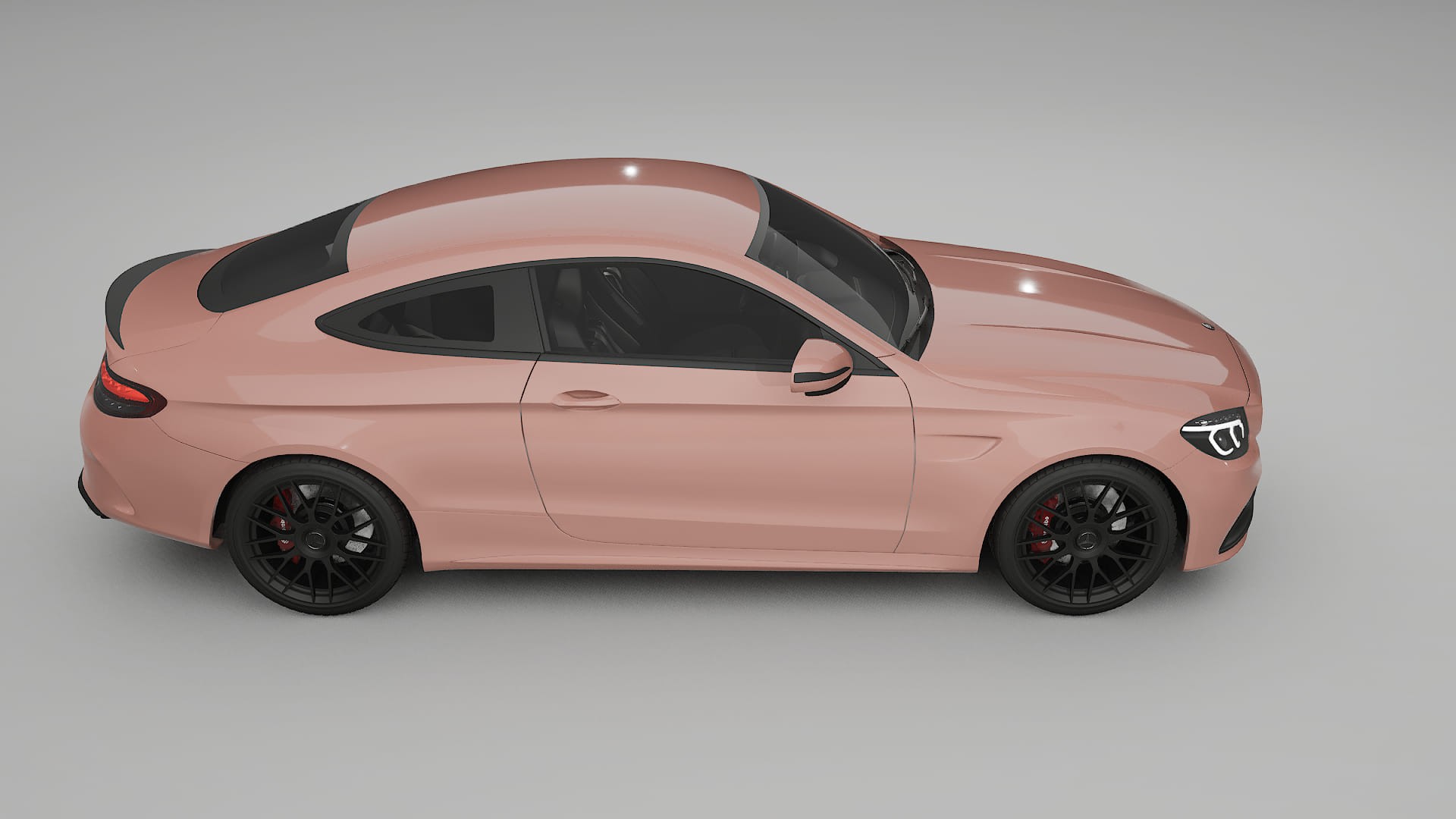 Mercedes C63 AMG W205 Coupe TPU Lackschutzfolie | BLUSH Farbwechsel PPF – Komplett-Vorgeschnittener Kit