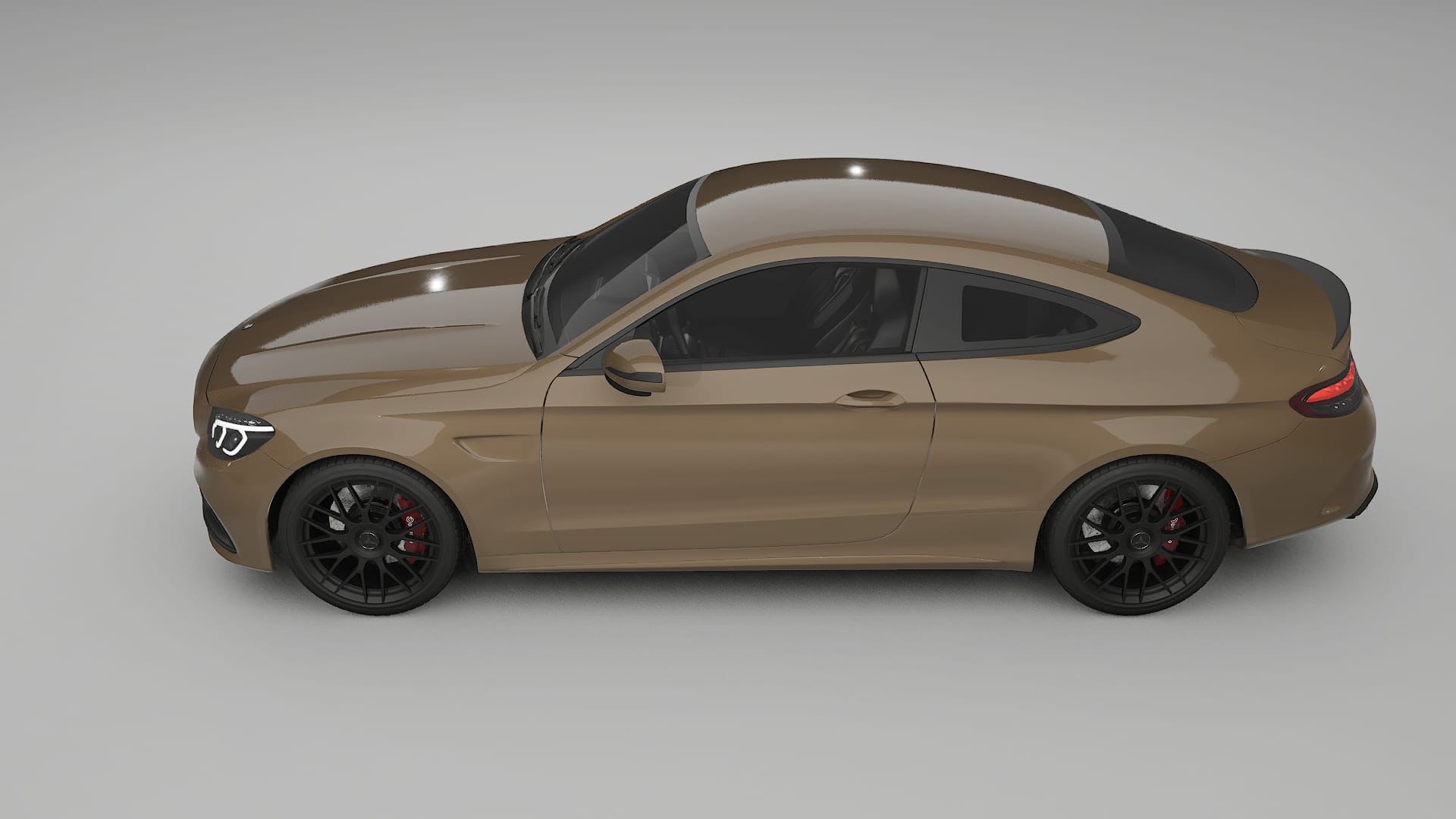 Mercedes C63 AMG W205 Coupe TPU Lackschutzfolie | SAHARA Farbwechsel PPF – Komplett-Vorgeschnittener Kit