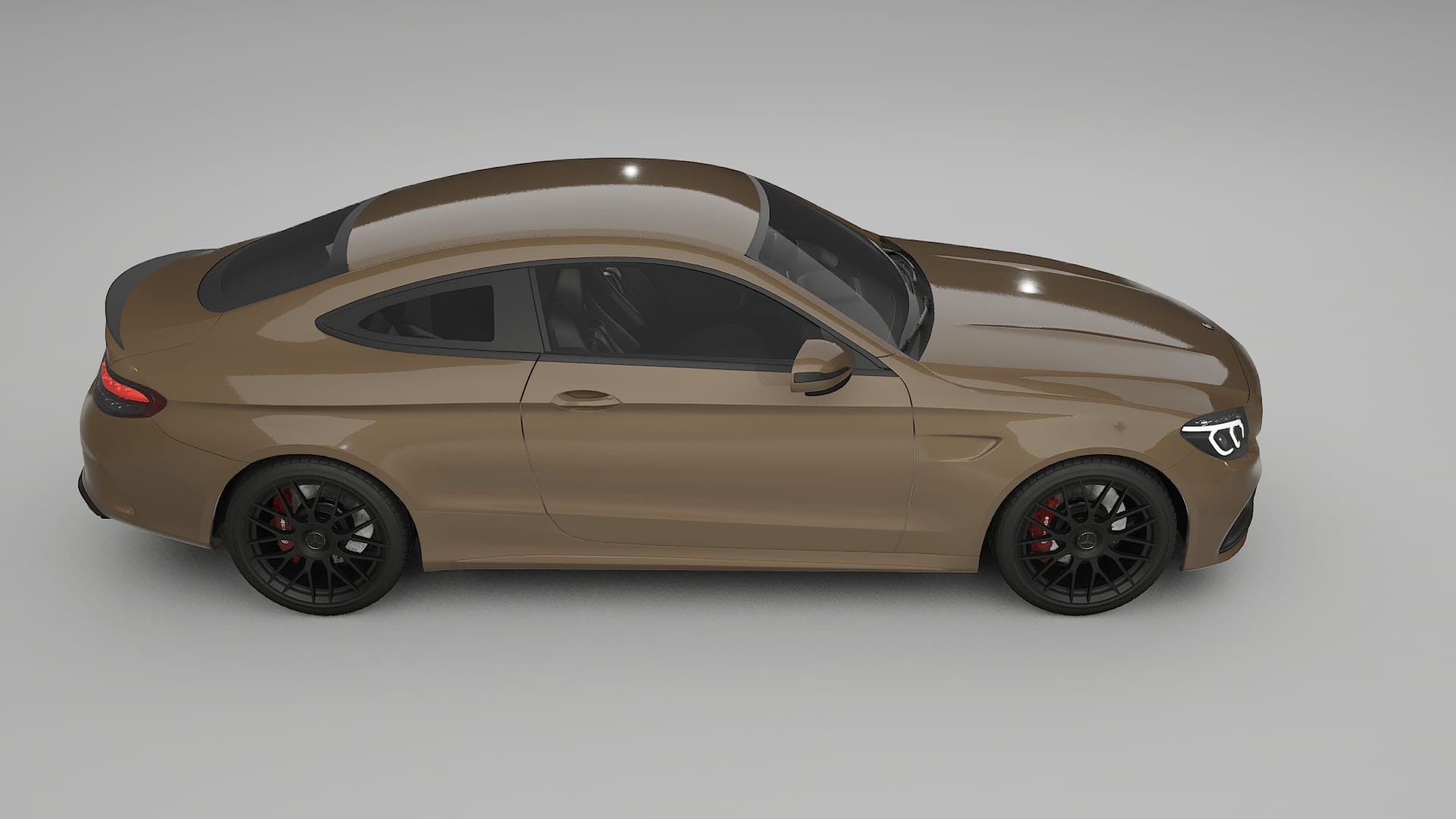 Mercedes C63 AMG W205 Coupe TPU Lackschutzfolie | SAHARA Farbwechsel PPF – Komplett-Vorgeschnittener Kit