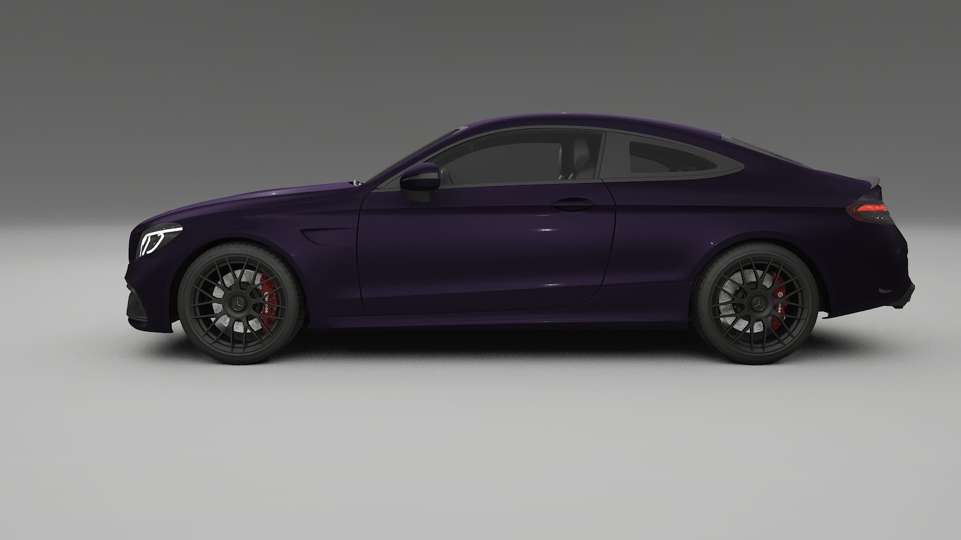 Mercedes C63 AMG W205 Coupe TPU Lackschutzfolie | VIOLET Farbwechsel PPF – Komplett-Vorgeschnittener Kit