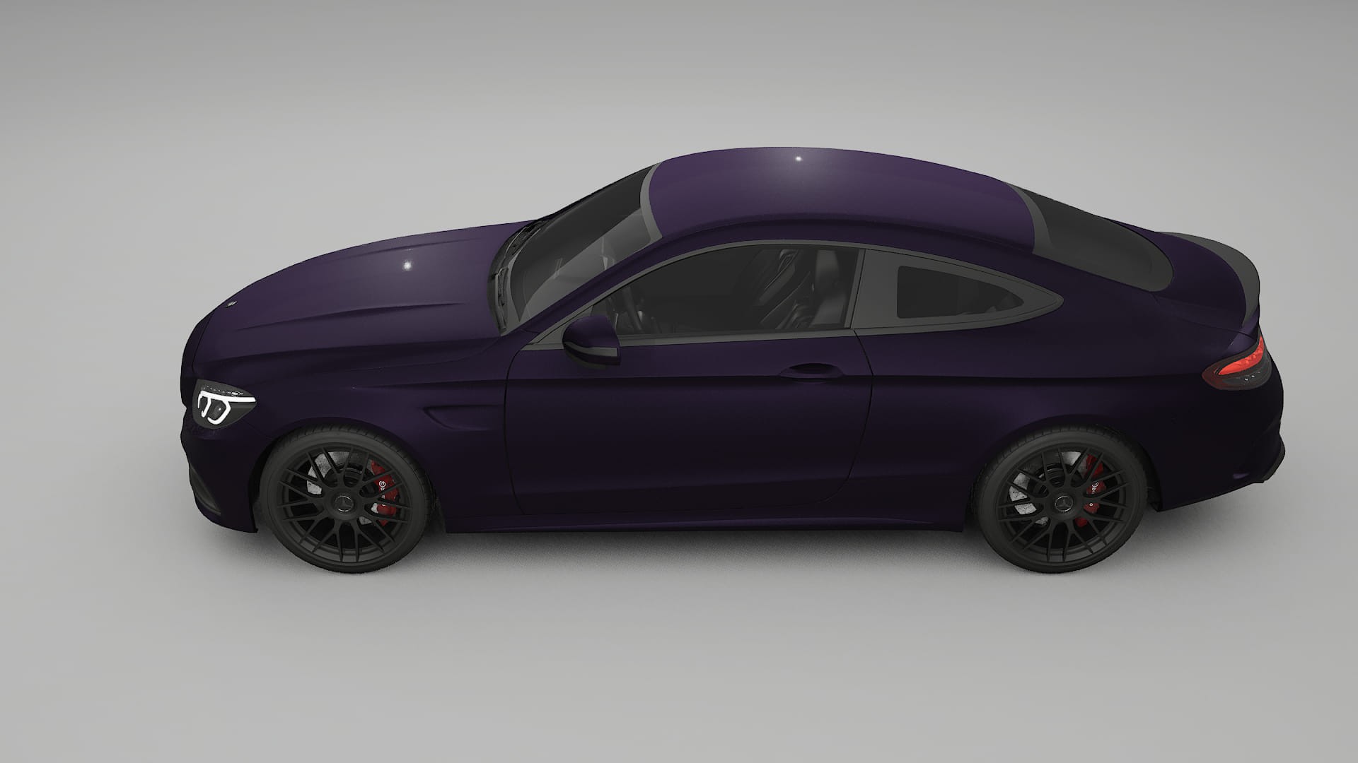 Mercedes C63 AMG W205 Coupe TPU Lackschutzfolie | VIOLET Farbwechsel PPF – Komplett-Vorgeschnittener Kit
