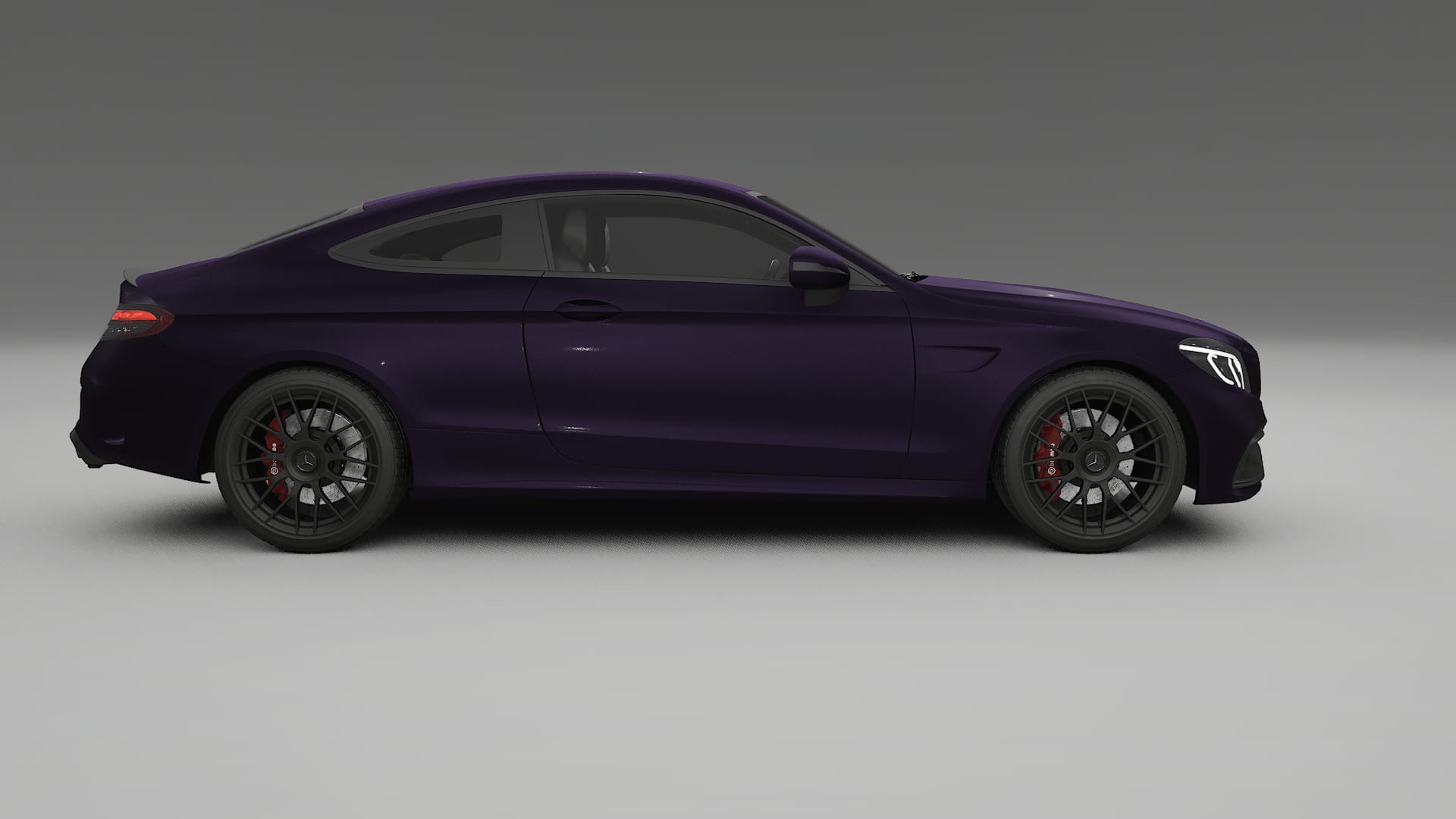 Mercedes C63 AMG W205 Coupe TPU Lackschutzfolie | VIOLET Farbwechsel PPF – Komplett-Vorgeschnittener Kit