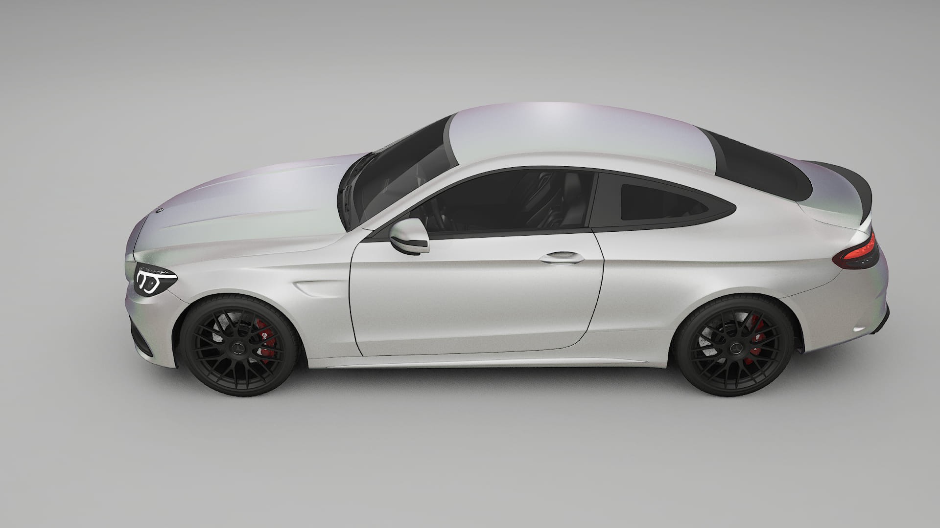 Mercedes C63 AMG W205 Coupe TPU Lackschutzfolie | NEBULA Farbwechsel PPF – Komplett-Vorgeschnittener Kit