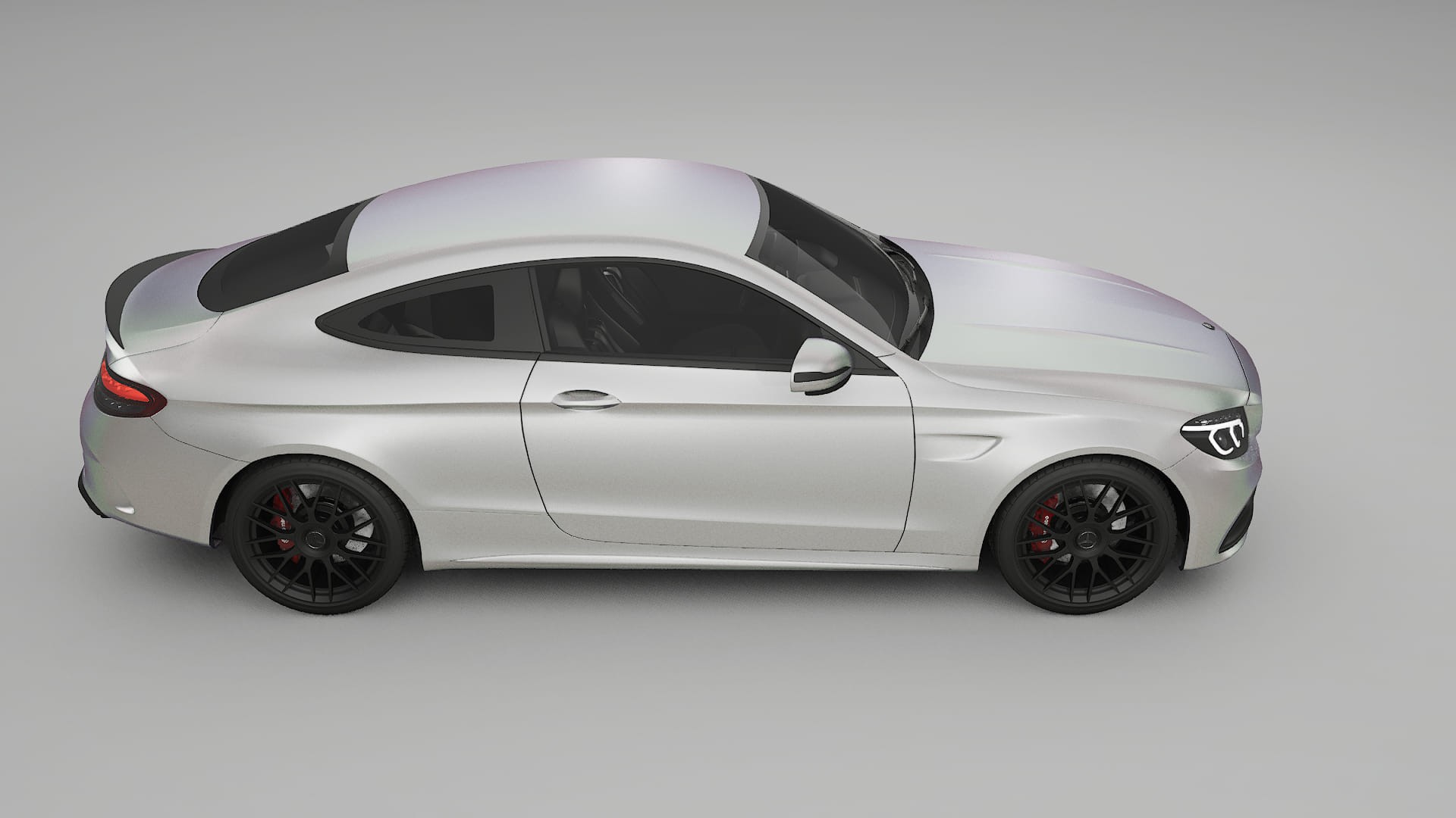 Mercedes C63 AMG W205 Coupe TPU Lackschutzfolie | NEBULA Farbwechsel PPF – Komplett-Vorgeschnittener Kit