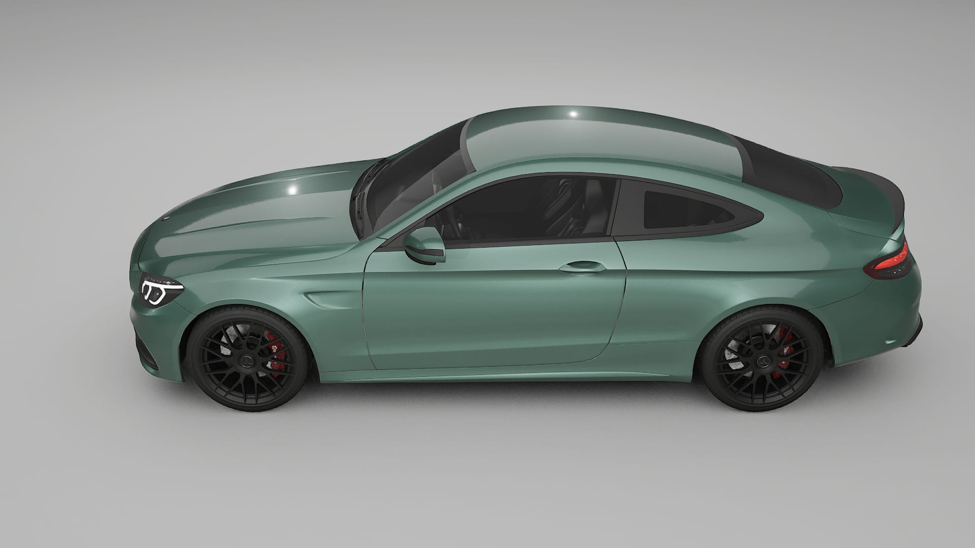 Mercedes C63 AMG W205 Coupe TPU Lackschutzfolie | EVERGREEN Farbwechsel PPF – Komplett-Vorgeschnittener Kit