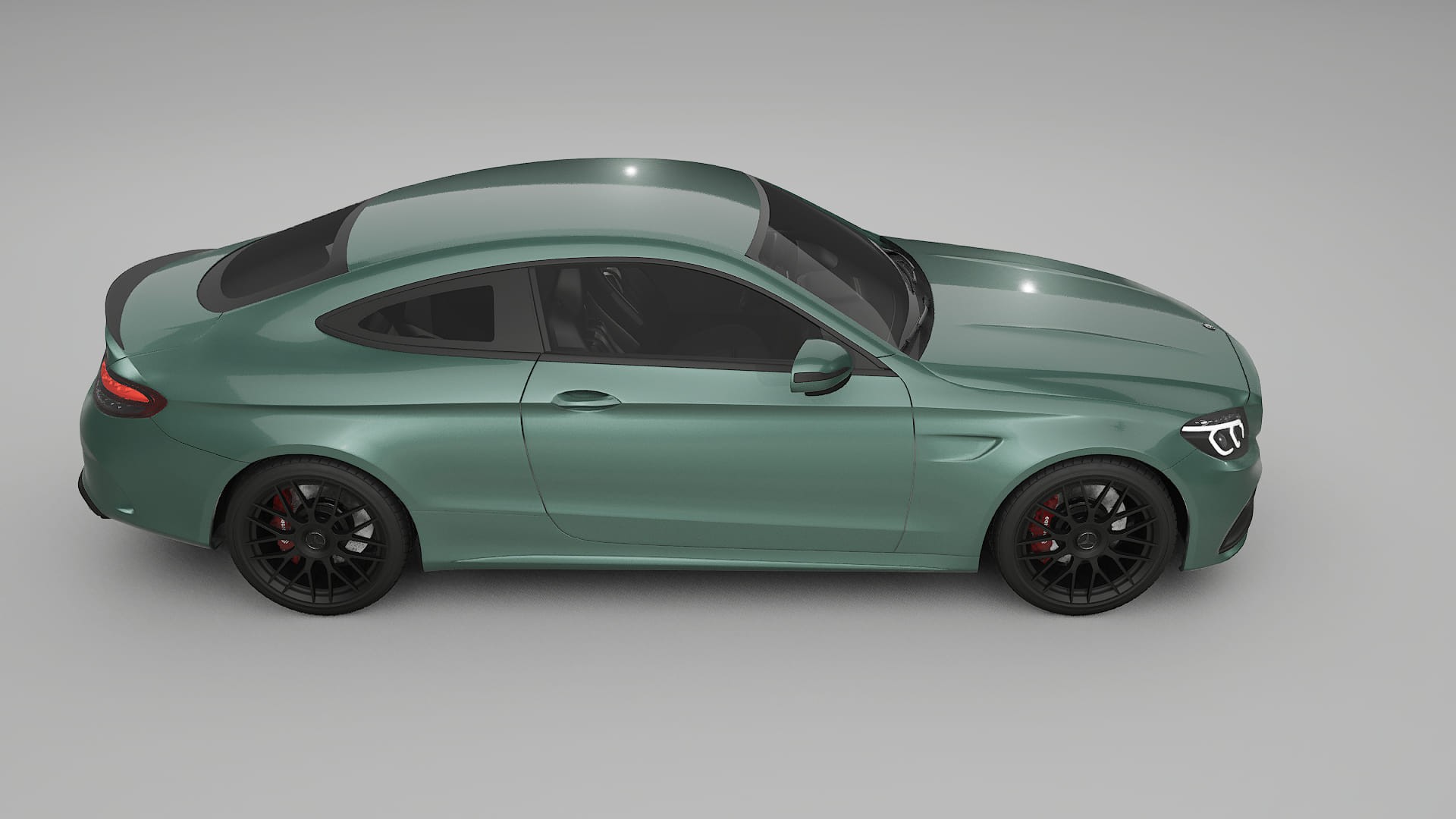Mercedes C63 AMG W205 Coupe TPU Lackschutzfolie | EVERGREEN Farbwechsel PPF – Komplett-Vorgeschnittener Kit