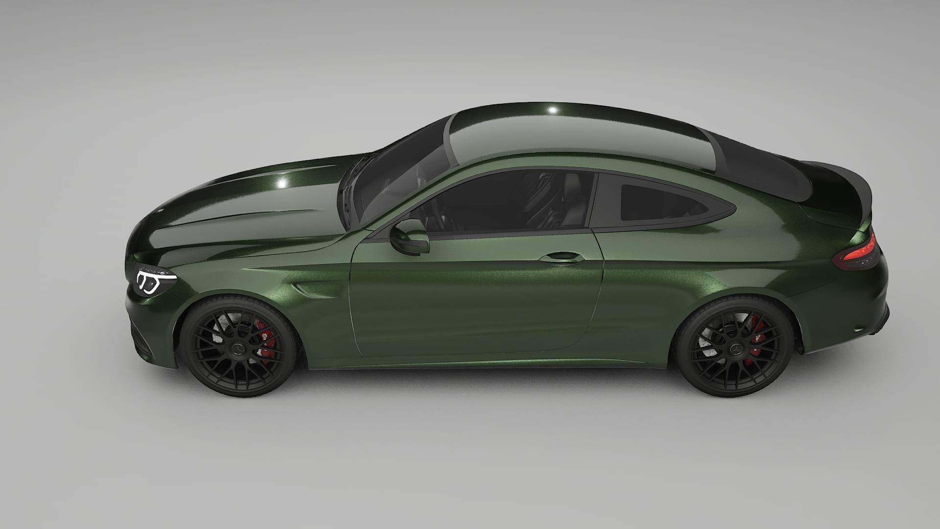 Mercedes C63 AMG W205 Coupe TPU Lackschutzfolie | LAGOON Farbwechsel PPF – Komplett-Vorgeschnittener Kit