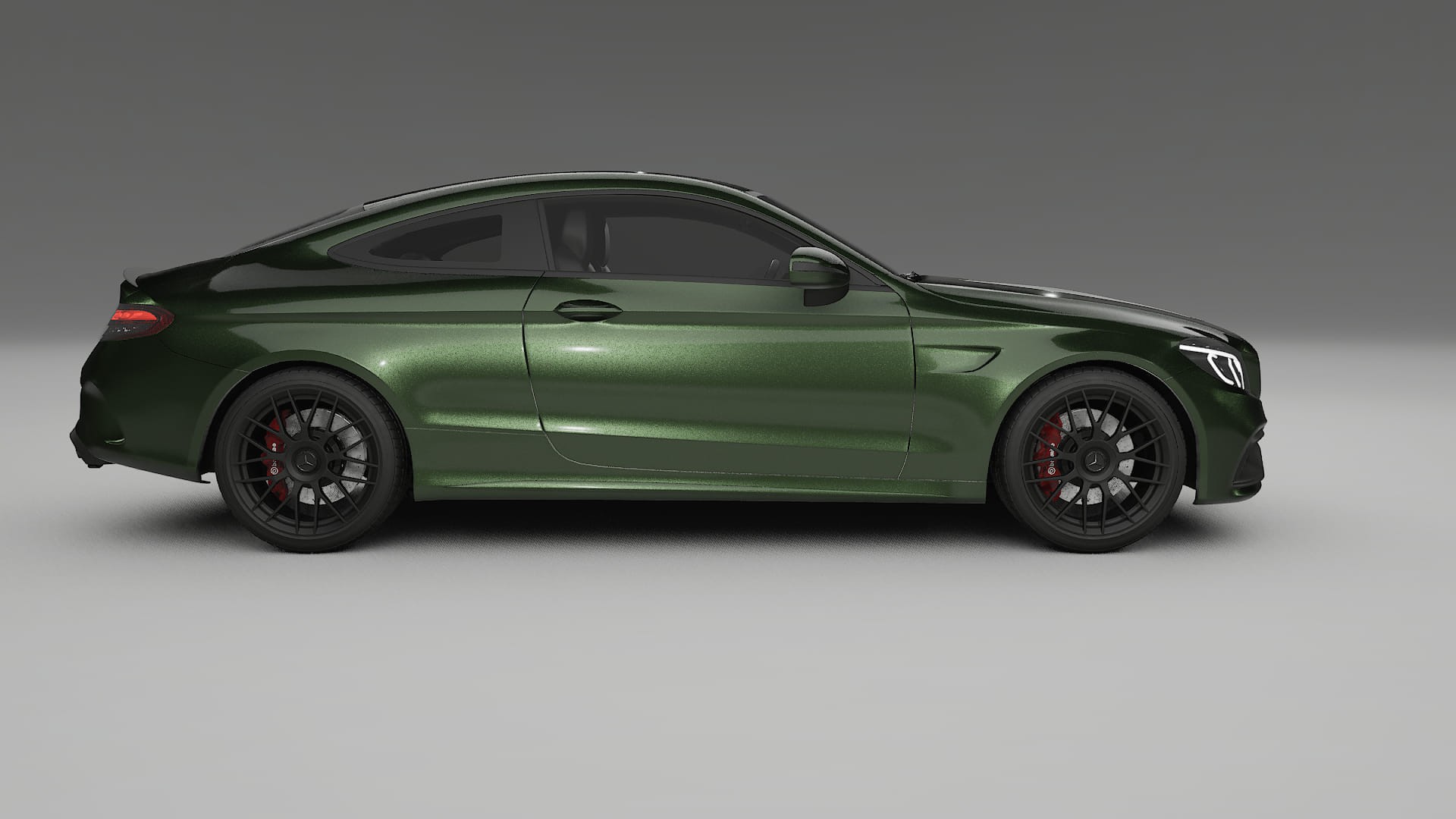 Mercedes C63 AMG W205 Coupe TPU Lackschutzfolie | LAGOON Farbwechsel PPF – Komplett-Vorgeschnittener Kit