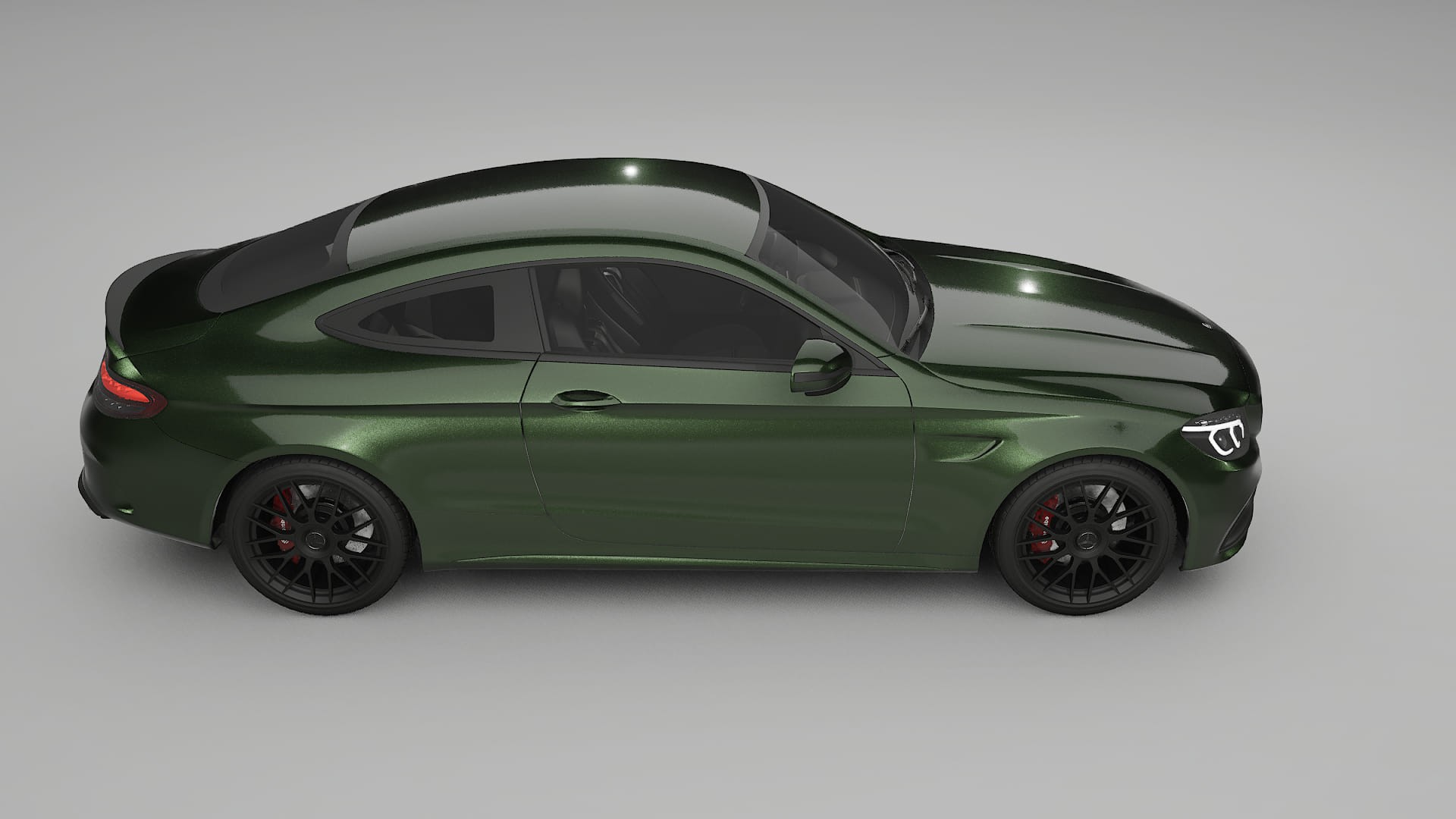 Mercedes C63 AMG W205 Coupe TPU Lackschutzfolie | LAGOON Farbwechsel PPF – Komplett-Vorgeschnittener Kit