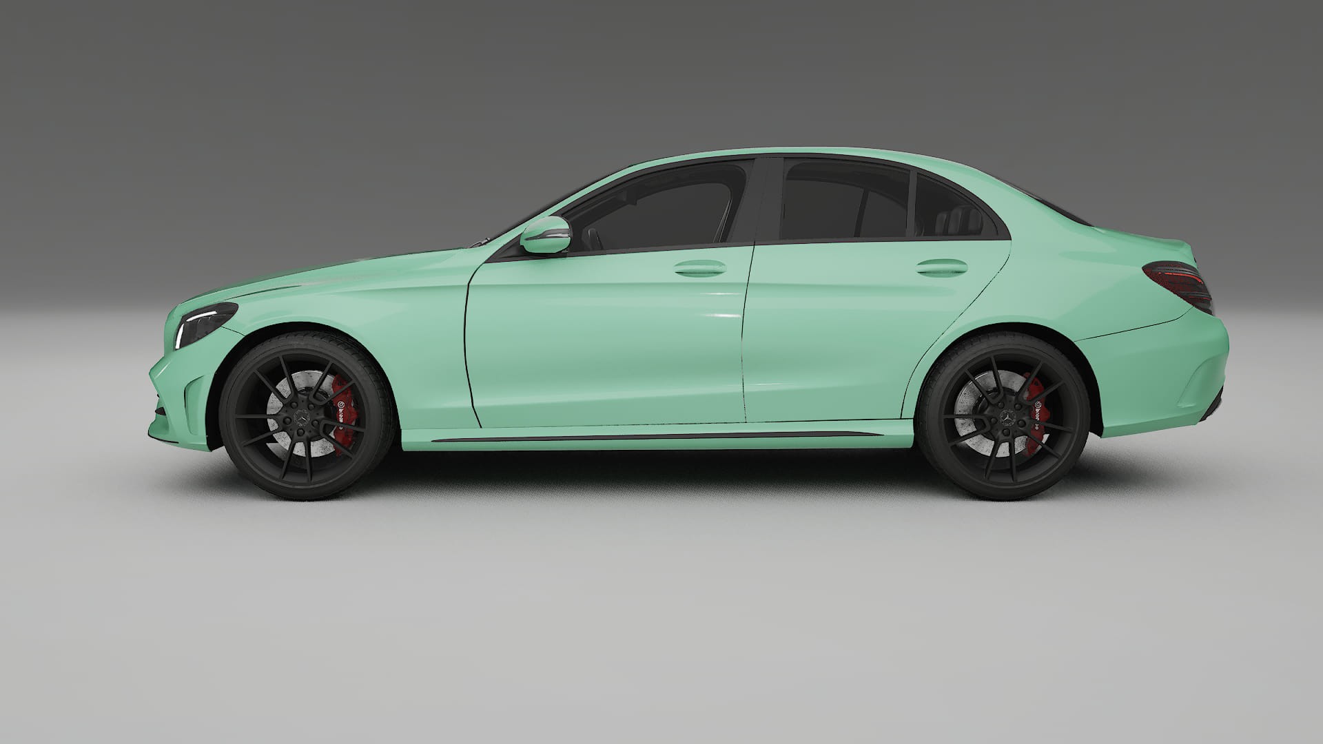 Mercedes C Class W205 AMG sedan TPU Lackschutzfolie | DUSTY Farbwechsel PPF – Komplett-Vorgeschnittener Kit