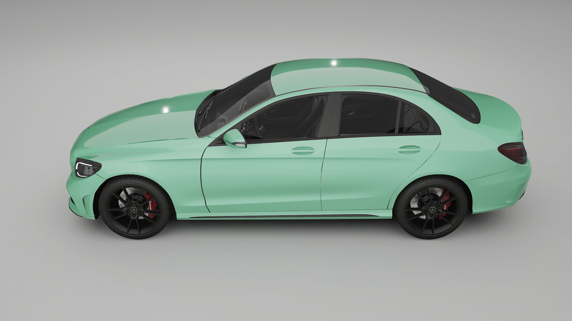 Mercedes C Class W205 AMG sedan TPU Lackschutzfolie | DUSTY Farbwechsel PPF – Komplett-Vorgeschnittener Kit