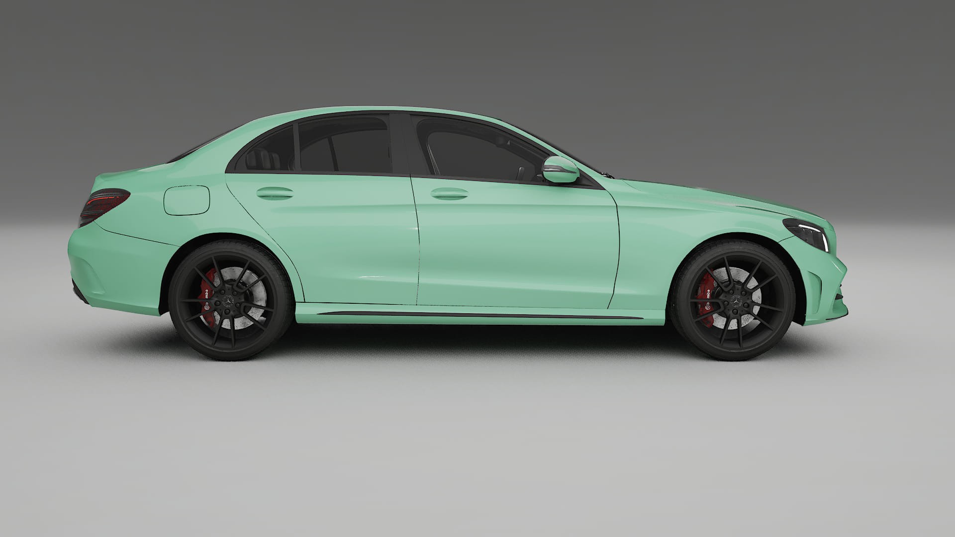 Mercedes C Class W205 AMG sedan TPU Lackschutzfolie | DUSTY Farbwechsel PPF – Komplett-Vorgeschnittener Kit