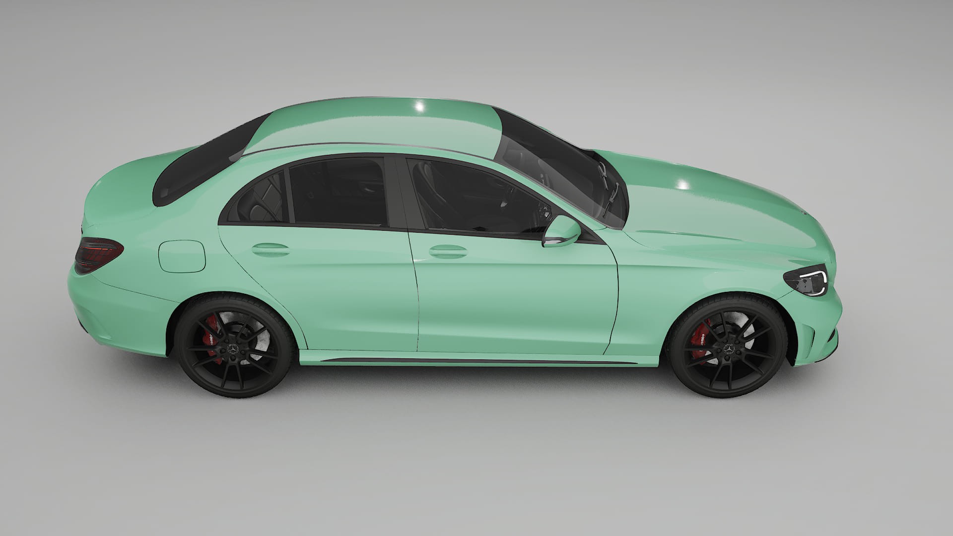 Mercedes C Class W205 AMG sedan TPU Lackschutzfolie | DUSTY Farbwechsel PPF – Komplett-Vorgeschnittener Kit