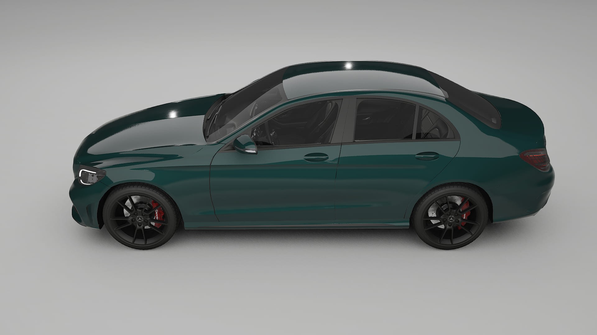 Mercedes C Class W205 AMG sedan TPU Lackschutzfolie | INFERNO Farbwechsel PPF – Komplett-Vorgeschnittener Kit