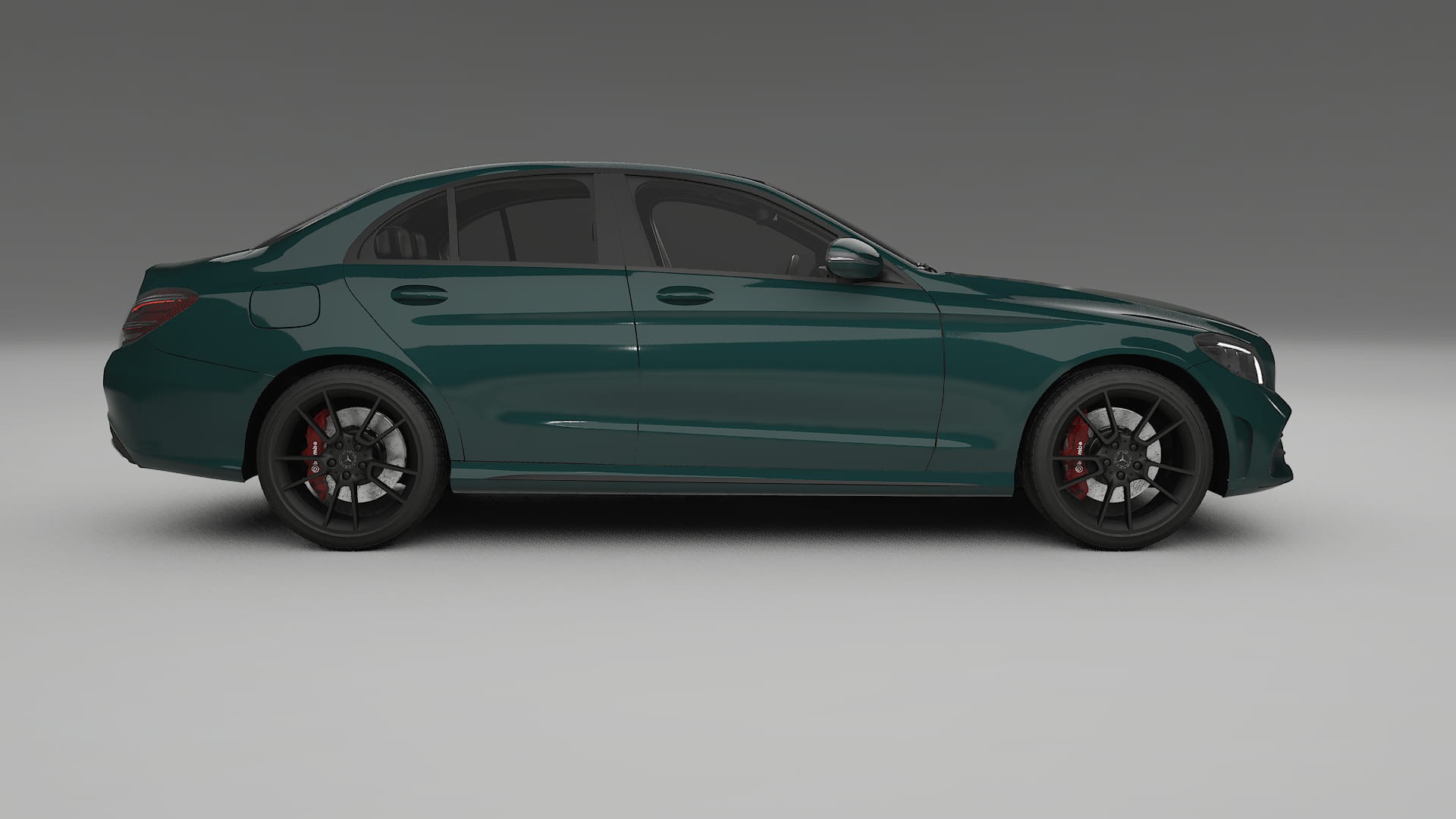 Mercedes C Class W205 AMG sedan TPU Lackschutzfolie | INFERNO Farbwechsel PPF – Komplett-Vorgeschnittener Kit