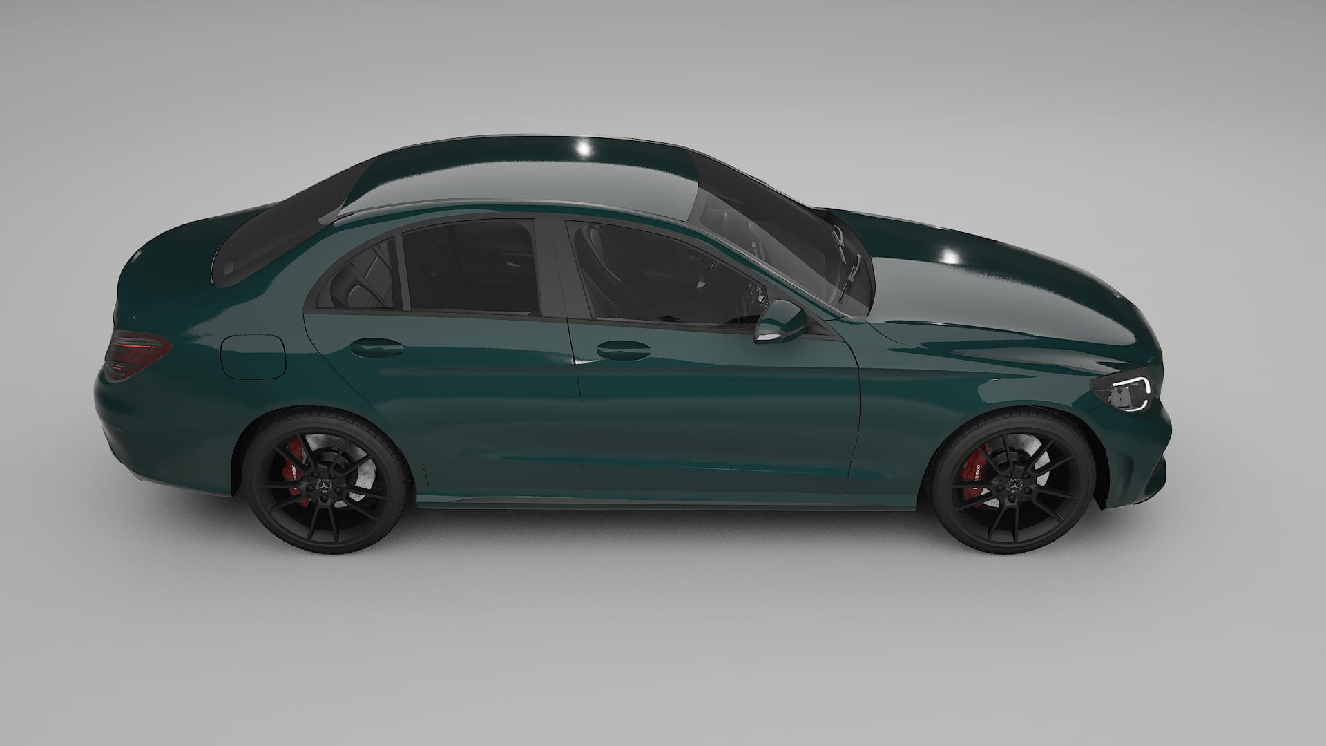 Mercedes C Class W205 AMG sedan TPU Lackschutzfolie | INFERNO Farbwechsel PPF – Komplett-Vorgeschnittener Kit