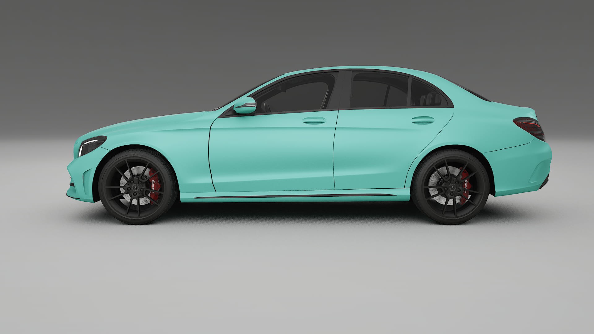 Mercedes C Class W205 AMG sedan TPU Lackschutzfolie | FROST Farbwechsel PPF – Komplett-Vorgeschnittener Kit