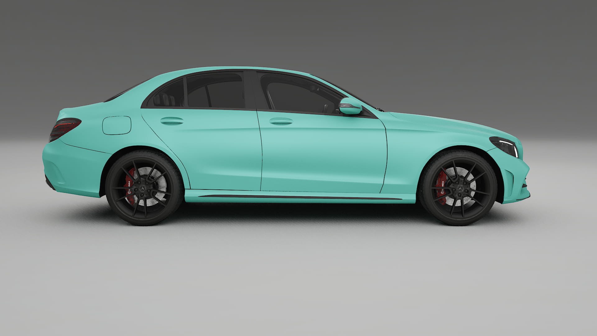 Mercedes C Class W205 AMG sedan TPU Lackschutzfolie | FROST Farbwechsel PPF – Komplett-Vorgeschnittener Kit